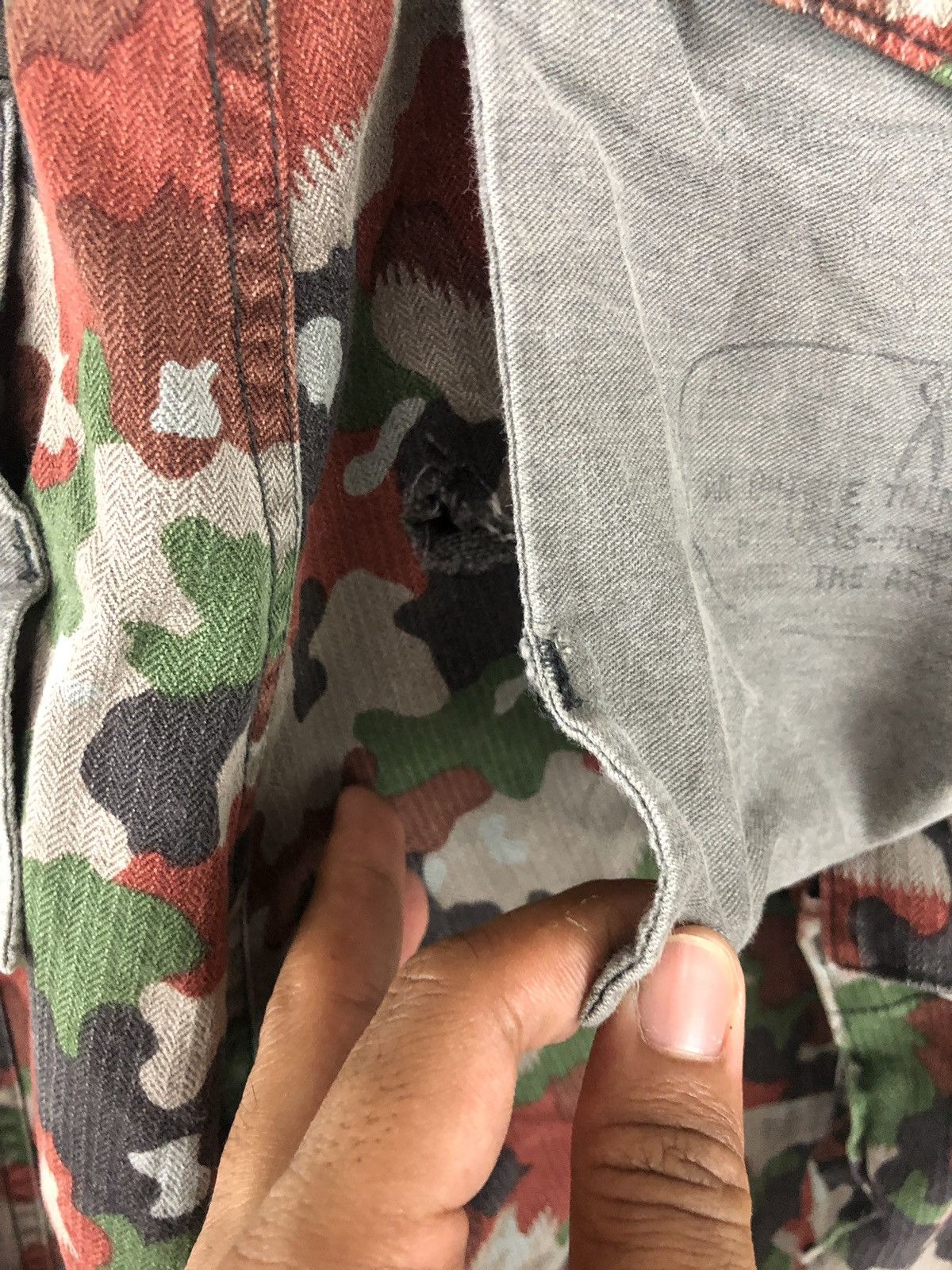 Maison MIHARA YASUHIRO Miharayasuhiro Deconstructed Cargo Camouflaged Drawstring Size US 32 / EU 48 - 14 Thumbnail
