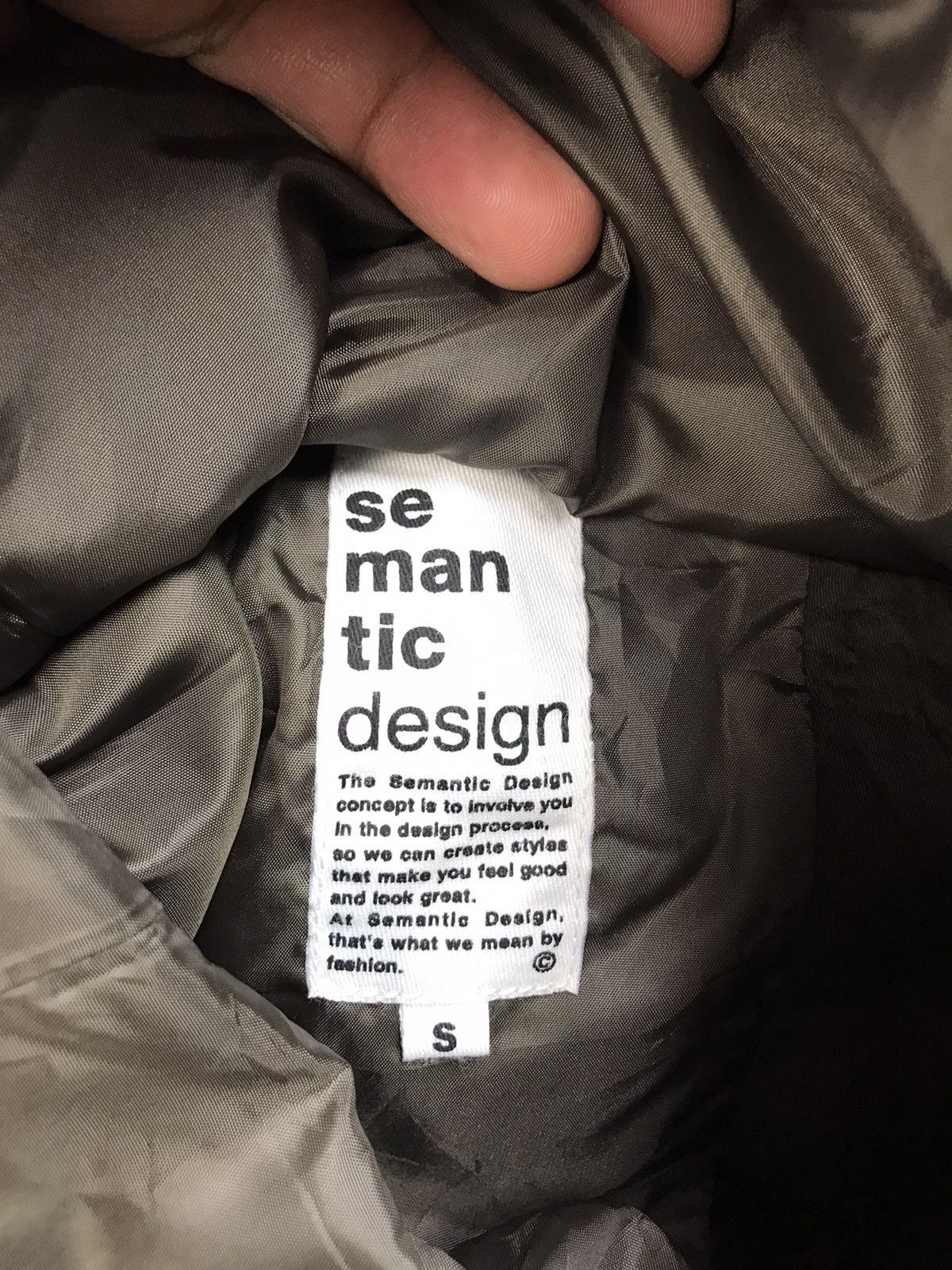 Japanese Brand Vintage Semantic Design Punk Style Jacket Size US S / EU 44-46 / 1 - 6 Thumbnail