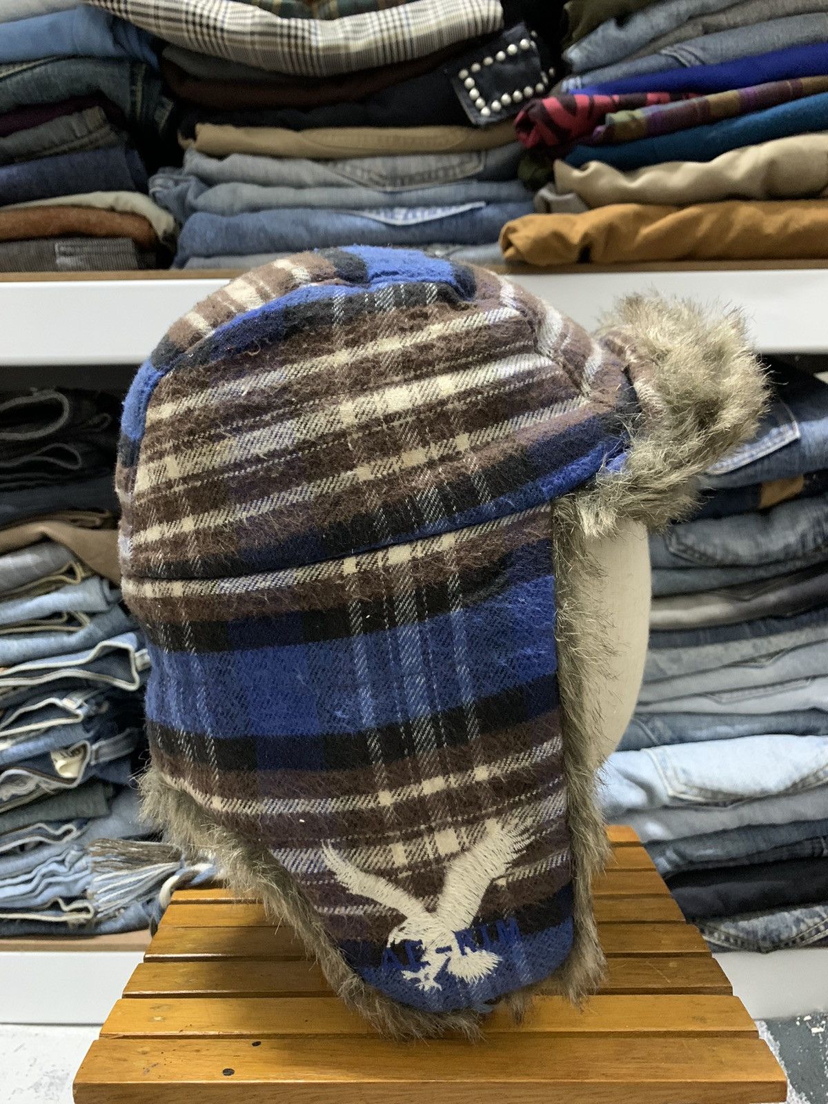 If Six Was Nine American Eagle Outfitters Mohair Faux Fur Trapper Hat Size ONE SIZE - 4 Thumbnail