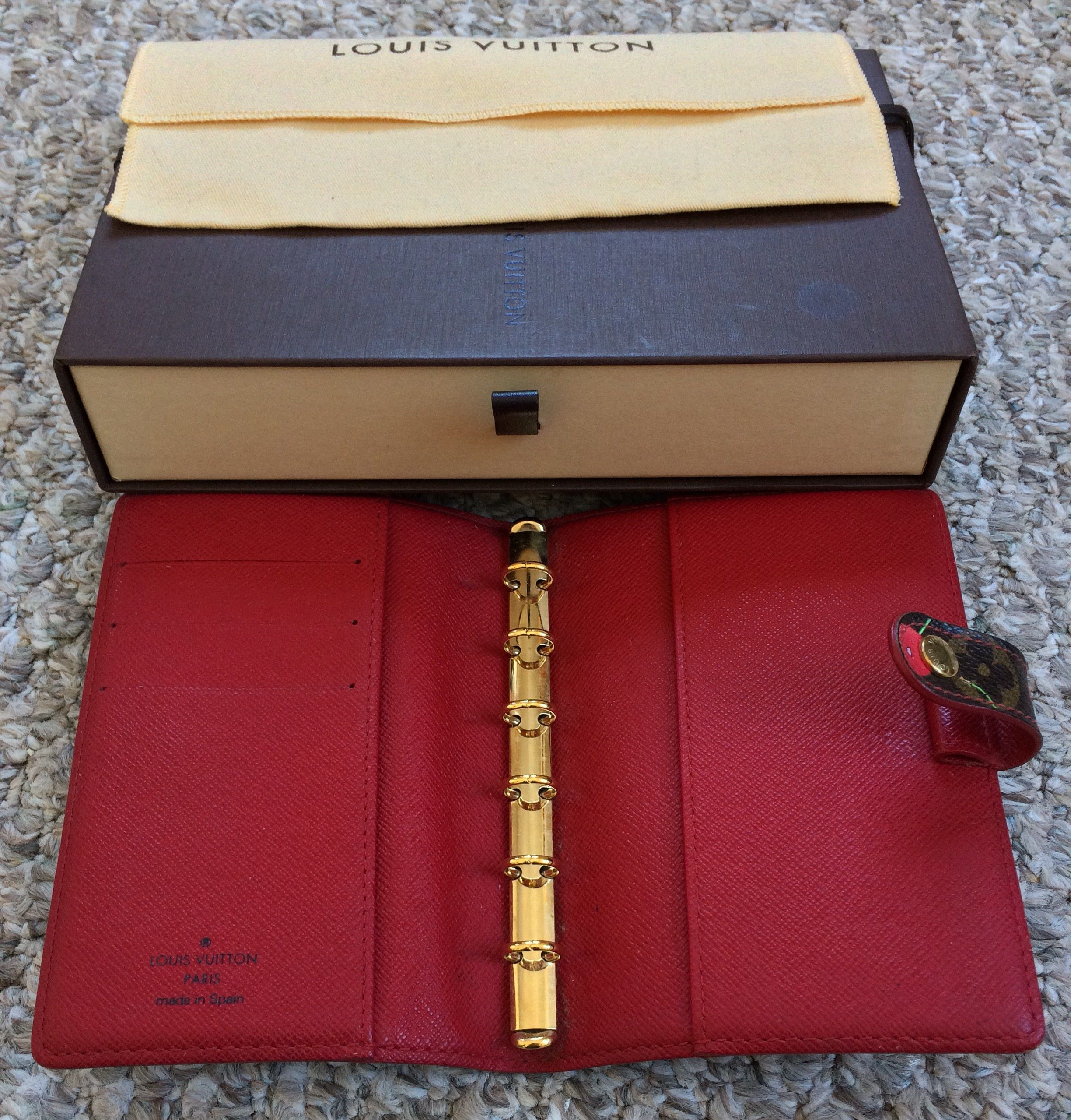 Louis Vuitton × Takashi Murakami S/S 2005 Louis Vuitton x Murakami Cherry Monogram Agenda Size ONE SIZE - 5 Thumbnail
