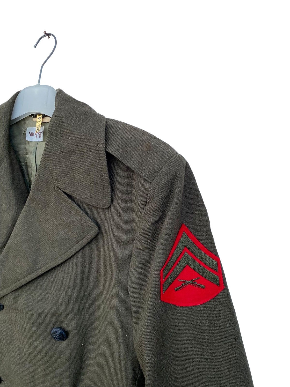 Japanese Brand Vintage US Army AG-44 Wool Serge Dress Coat Jacket 36S Size US M / EU 48-50 / 2 - 4 Thumbnail
