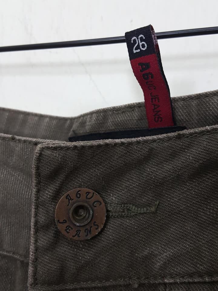 Japanese Brand A6UC Cargo Belted Multi Pocket Size US 27 - 11 Thumbnail