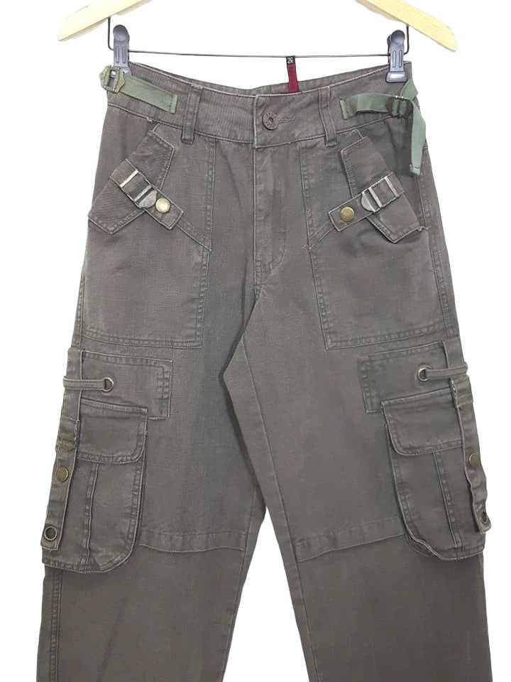 Japanese Brand A6UC Cargo Belted Multi Pocket Size US 27 - 2 Thumbnail