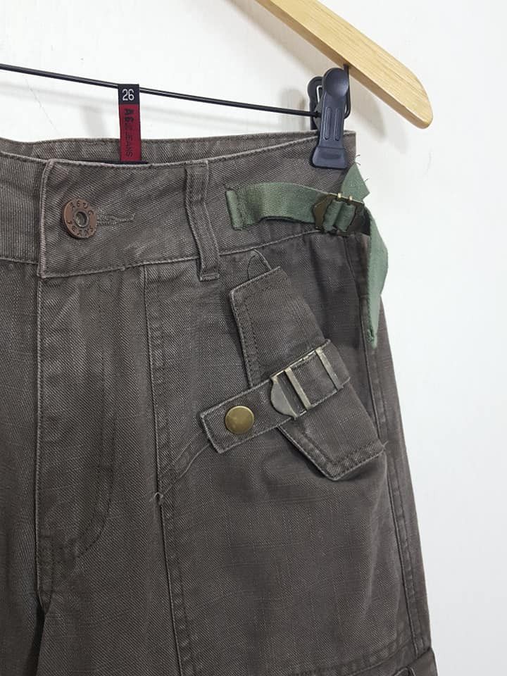 Japanese Brand A6UC Cargo Belted Multi Pocket Size US 27 - 6 Thumbnail