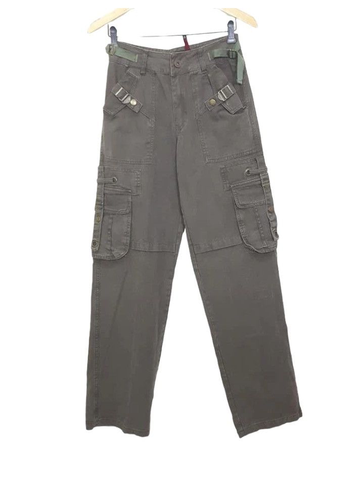 Japanese Brand A6UC Cargo Belted Multi Pocket Size US 27 - 1 Thumbnail