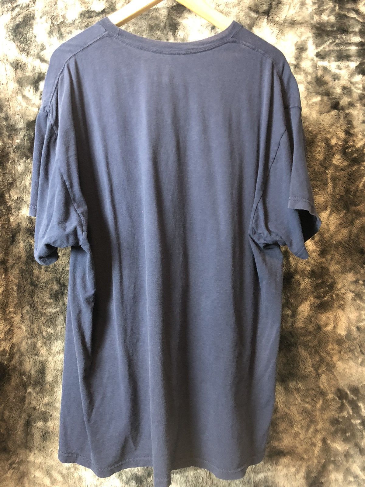 Vintage Faded Dark Blue Blank T Pocket Size US XXL / EU 58 / 5 - 4 Thumbnail