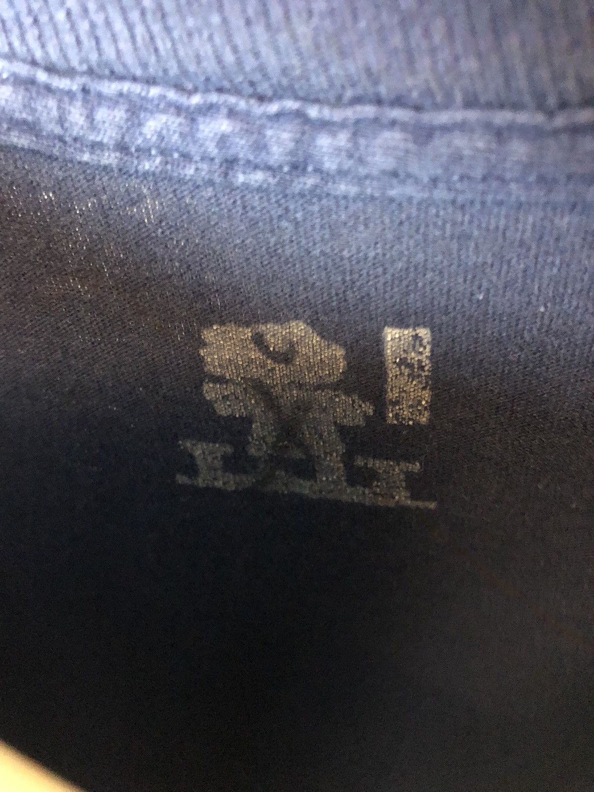 Vintage Faded Dark Blue Blank T Pocket Size US XXL / EU 58 / 5 - 3 Thumbnail