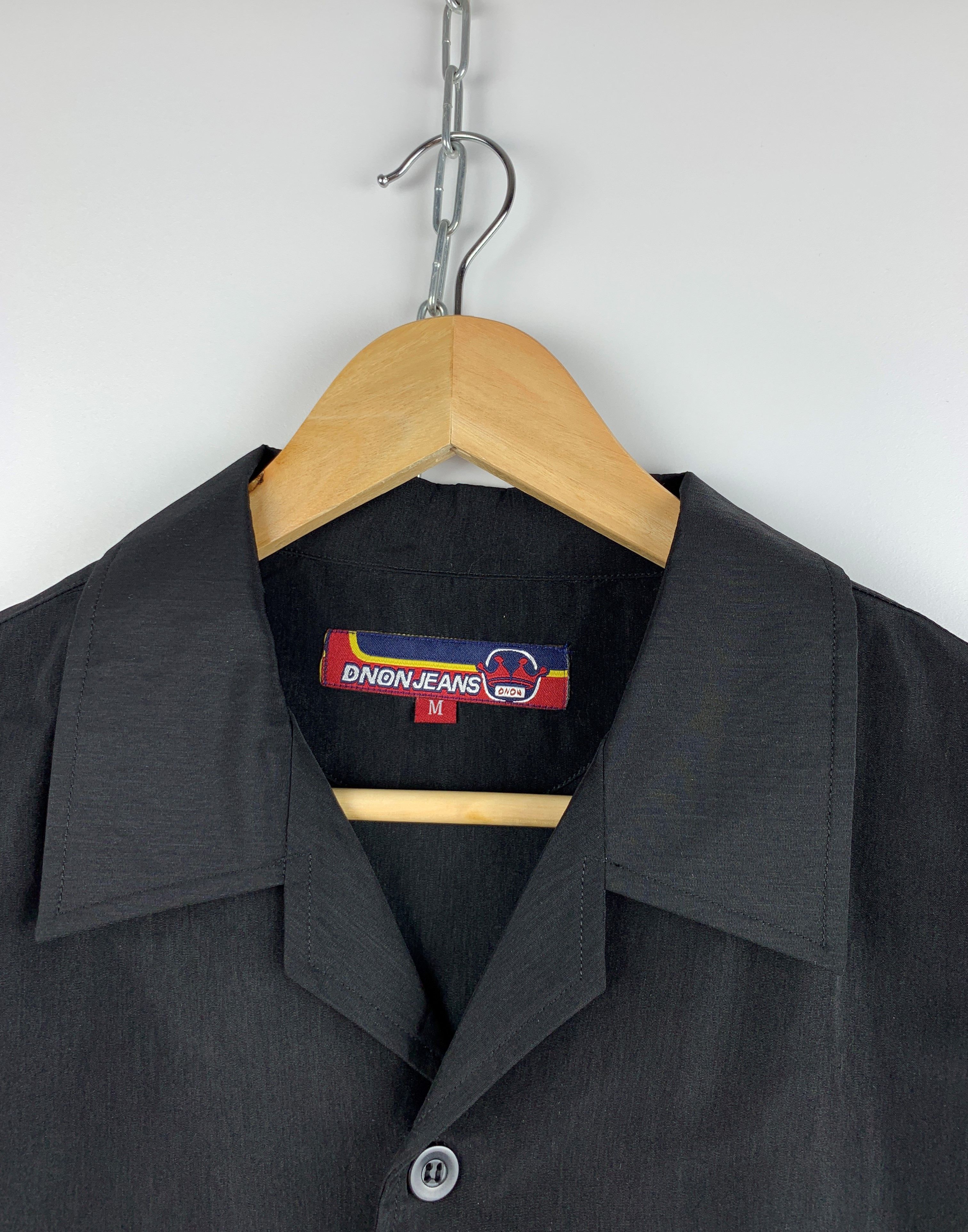 Japanese Brand 90's Dnon Jeans Vintage Dragon Bruce Lee Short Sleeve Shirt Size US M / EU 48-50 / 2 - 5 Thumbnail