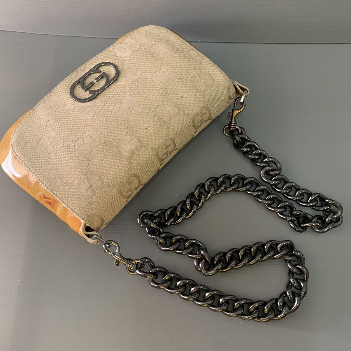 Gucci Gucci Vernis Chain Slingbag Size ONE SIZE - 12 Thumbnail