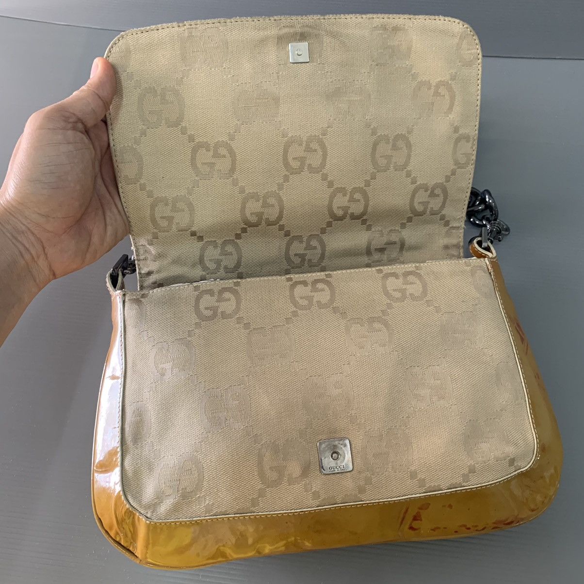 Gucci Gucci Vernis Chain Slingbag Size ONE SIZE - 14 Thumbnail