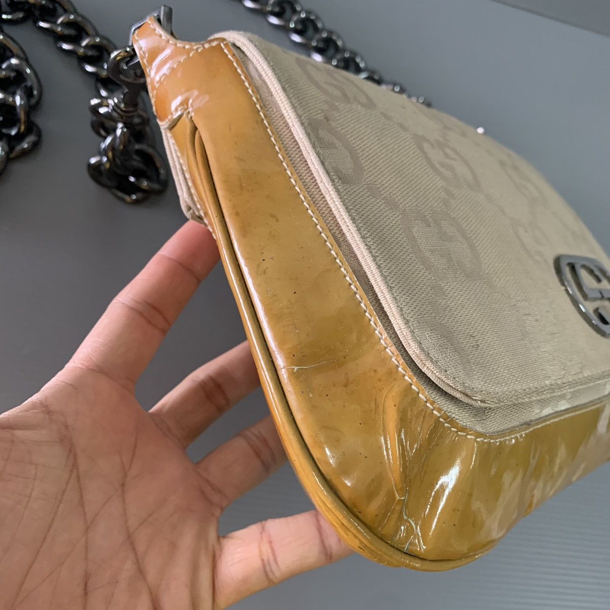 Gucci Gucci Vernis Chain Slingbag Size ONE SIZE - 6 Thumbnail
