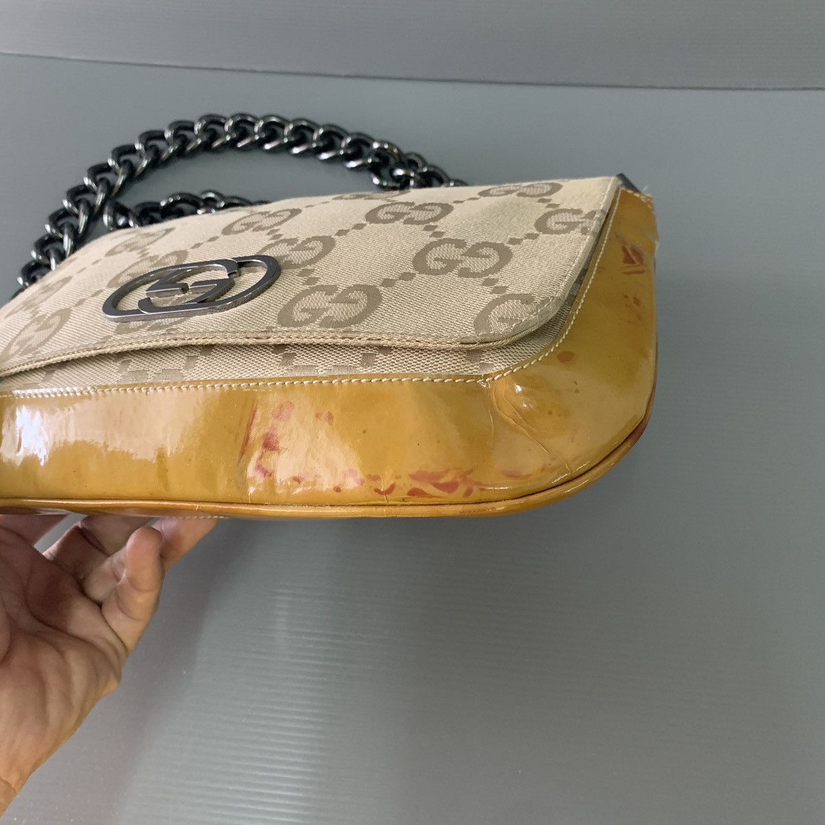 Gucci Gucci Vernis Chain Slingbag Size ONE SIZE - 9 Thumbnail