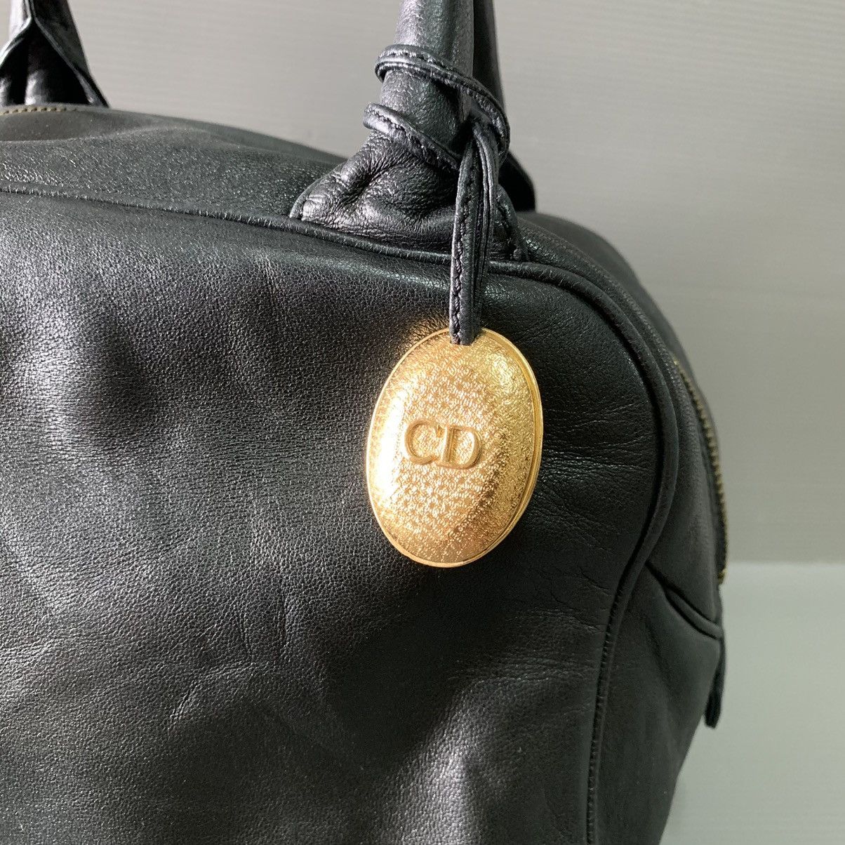 Christian Dior Monsieur Christian Dior Leather Boston Bag Size ONE SIZE - 11 Thumbnail
