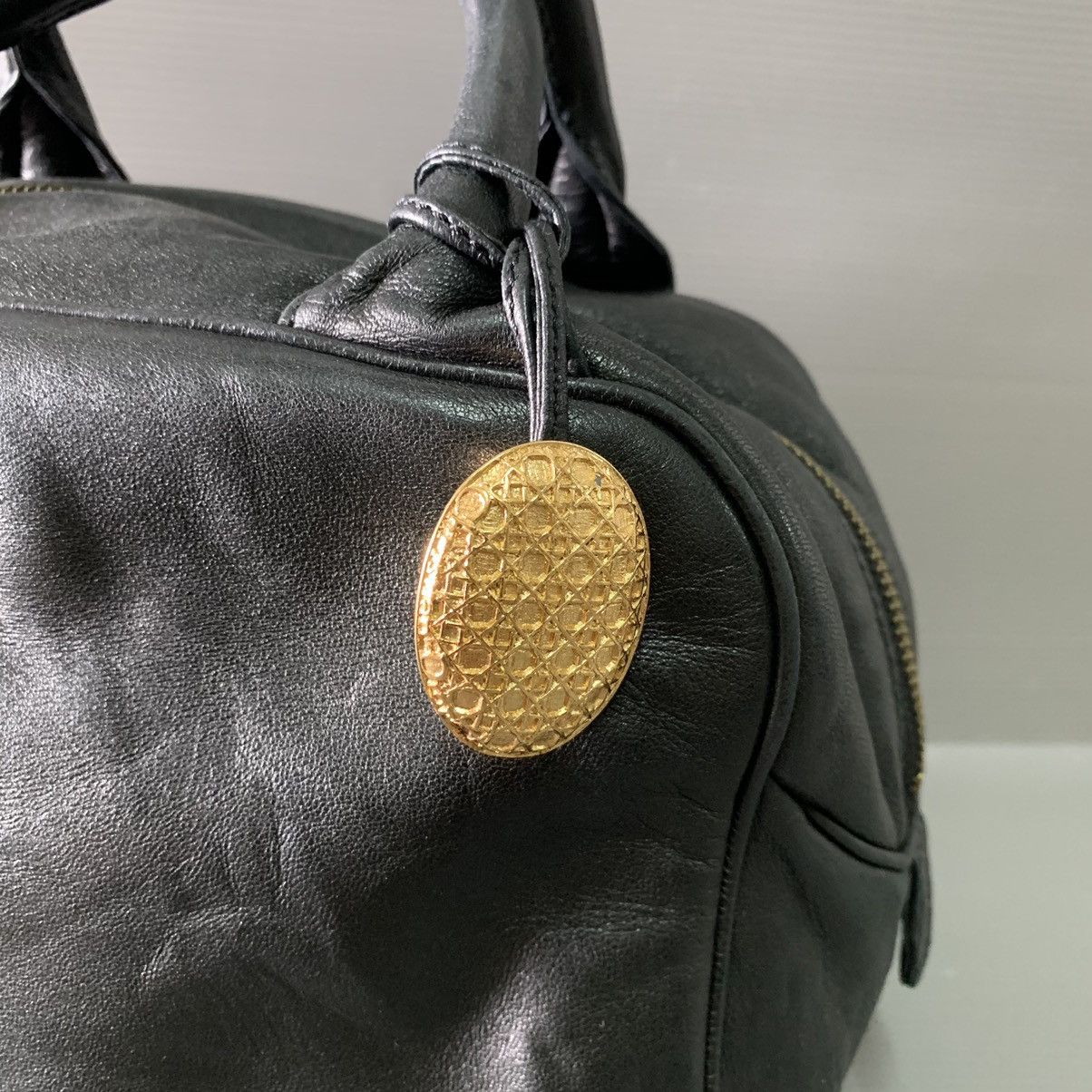 Christian Dior Monsieur Christian Dior Leather Boston Bag Size ONE SIZE - 12 Thumbnail