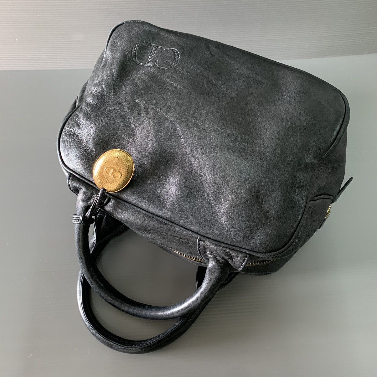 Christian Dior Monsieur Christian Dior Leather Boston Bag Size ONE SIZE - 8 Thumbnail