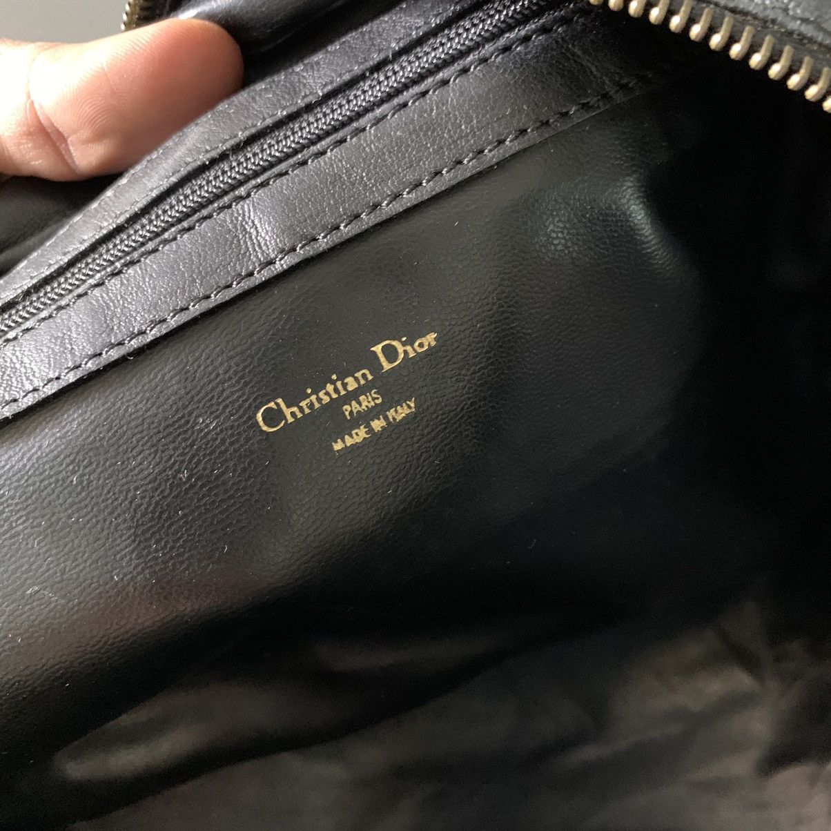 Christian Dior Monsieur Christian Dior Leather Boston Bag Size ONE SIZE - 13 Thumbnail
