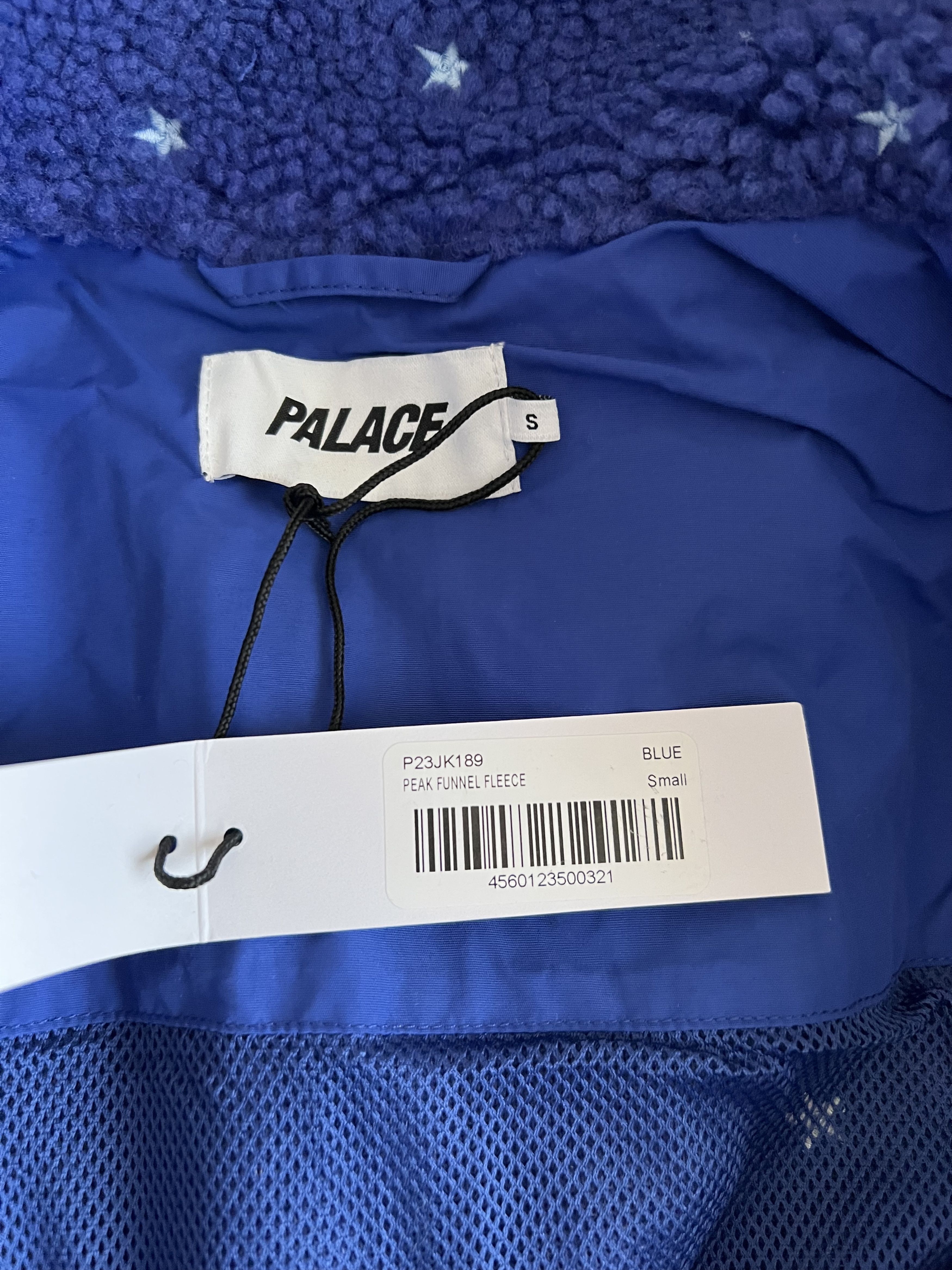 Palace Palace Skateboards Peak Funnel Neck Fleece in Blue Size US S / EU 44-46 / 1 - 7 Thumbnail