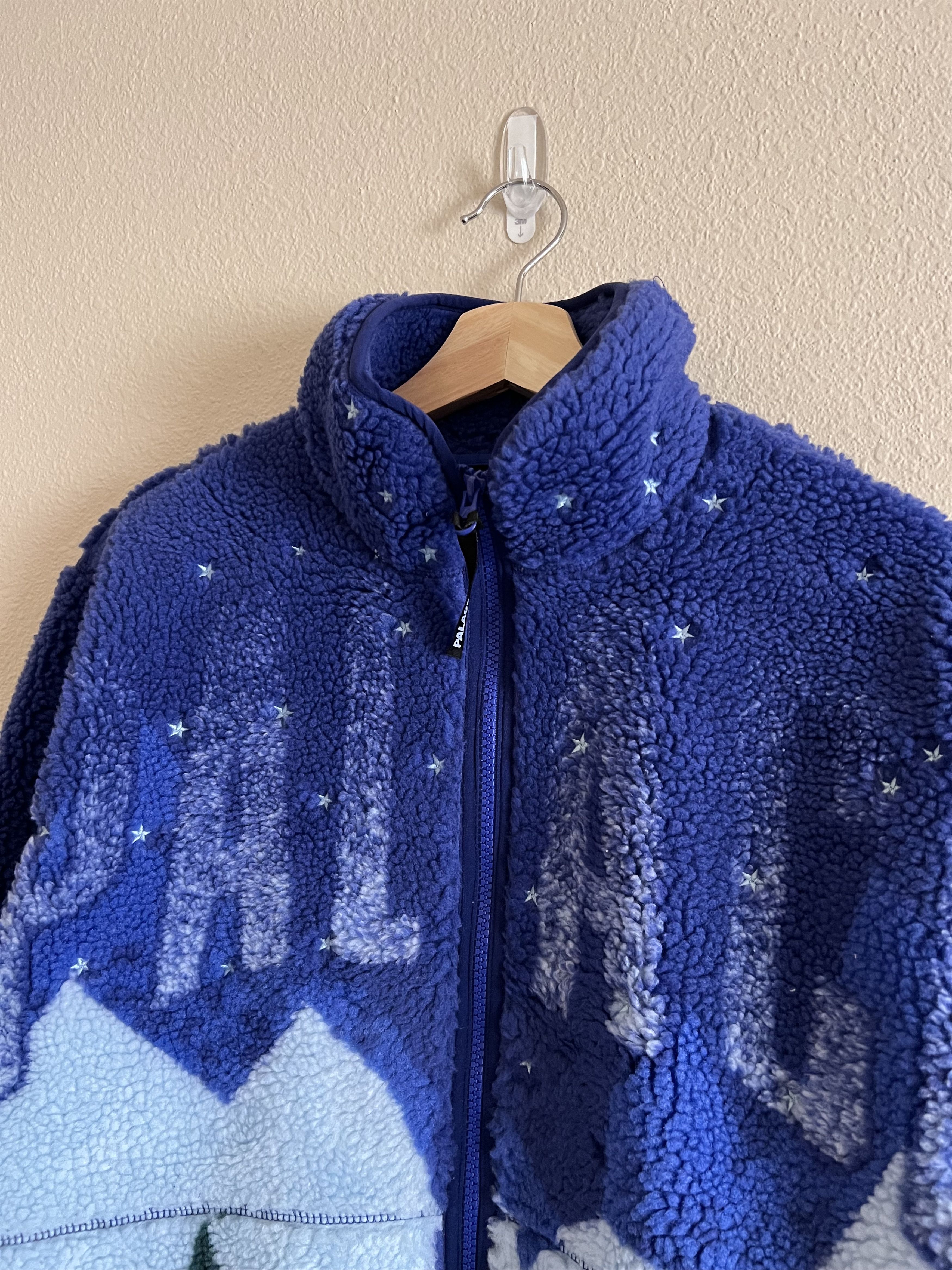Palace Palace Skateboards Peak Funnel Neck Fleece in Blue Size US S / EU 44-46 / 1 - 2 Thumbnail