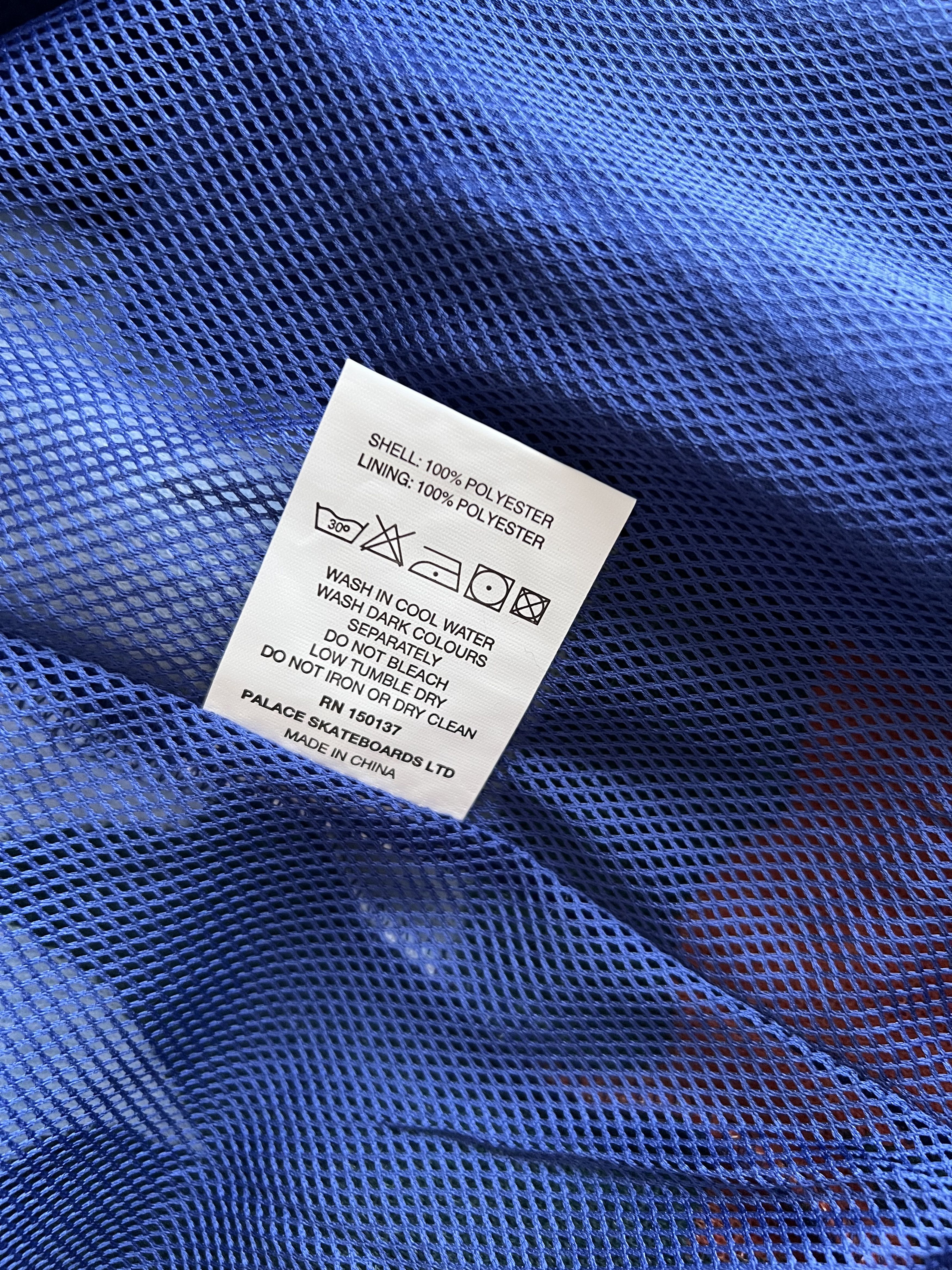 Palace Palace Skateboards Peak Funnel Neck Fleece in Blue | Grailed