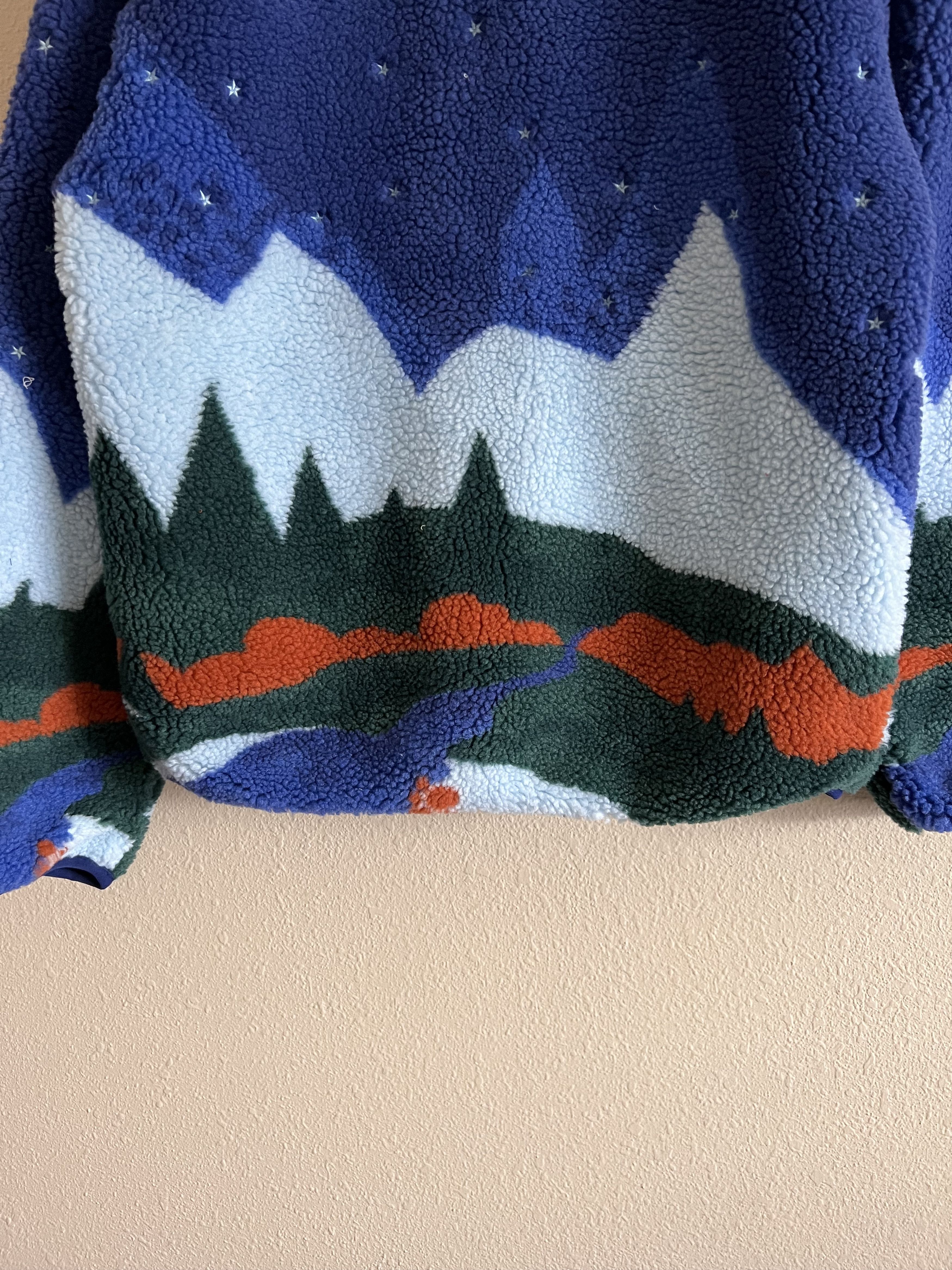 Palace Palace Skateboards Peak Funnel Neck Fleece in Blue Size US S / EU 44-46 / 1 - 6 Thumbnail