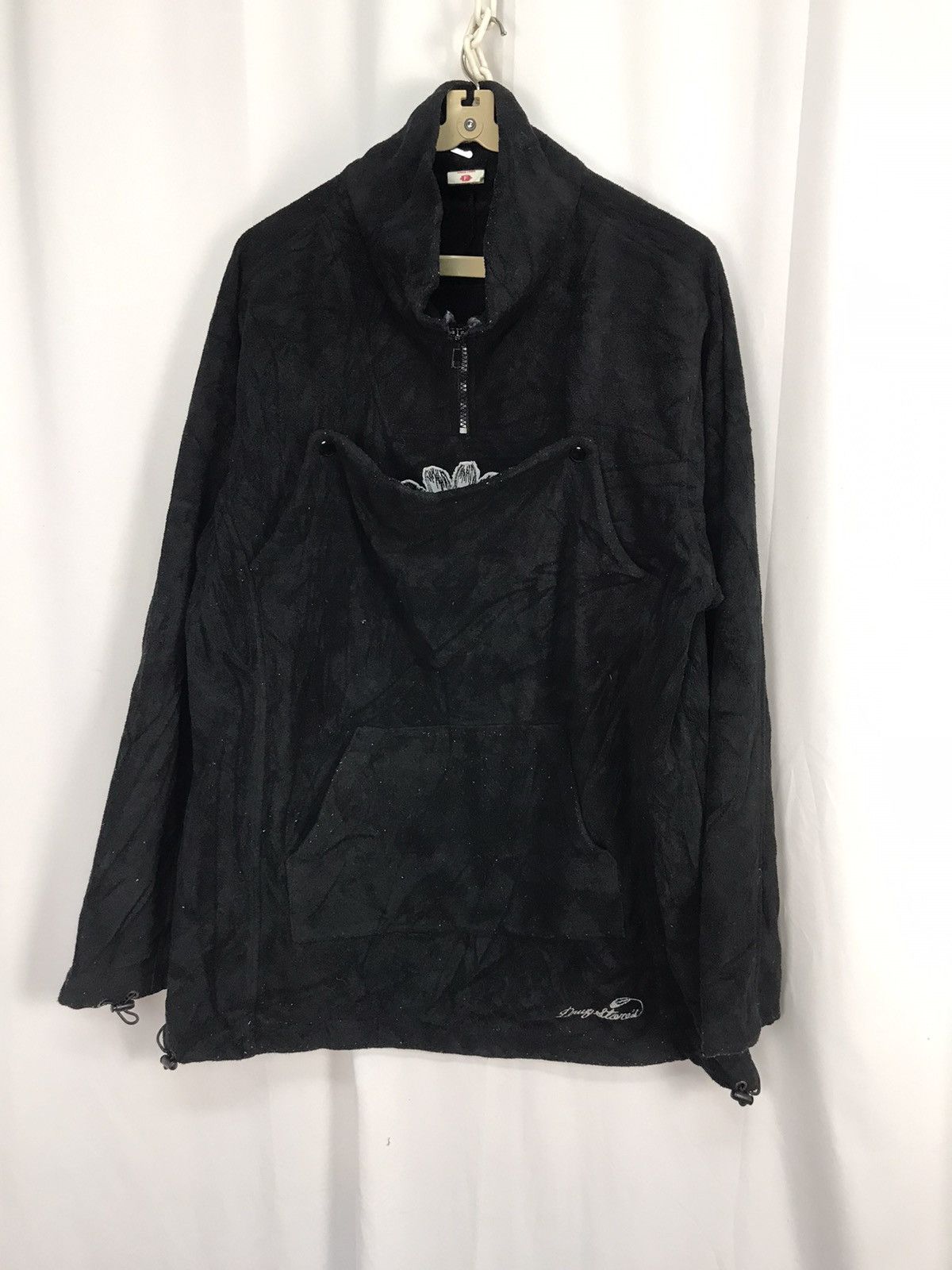 Japanese Brand Drugstore half zipper kangaroo pocket sweatshirt Size US L / EU 52-54 / 3 - 8 Thumbnail