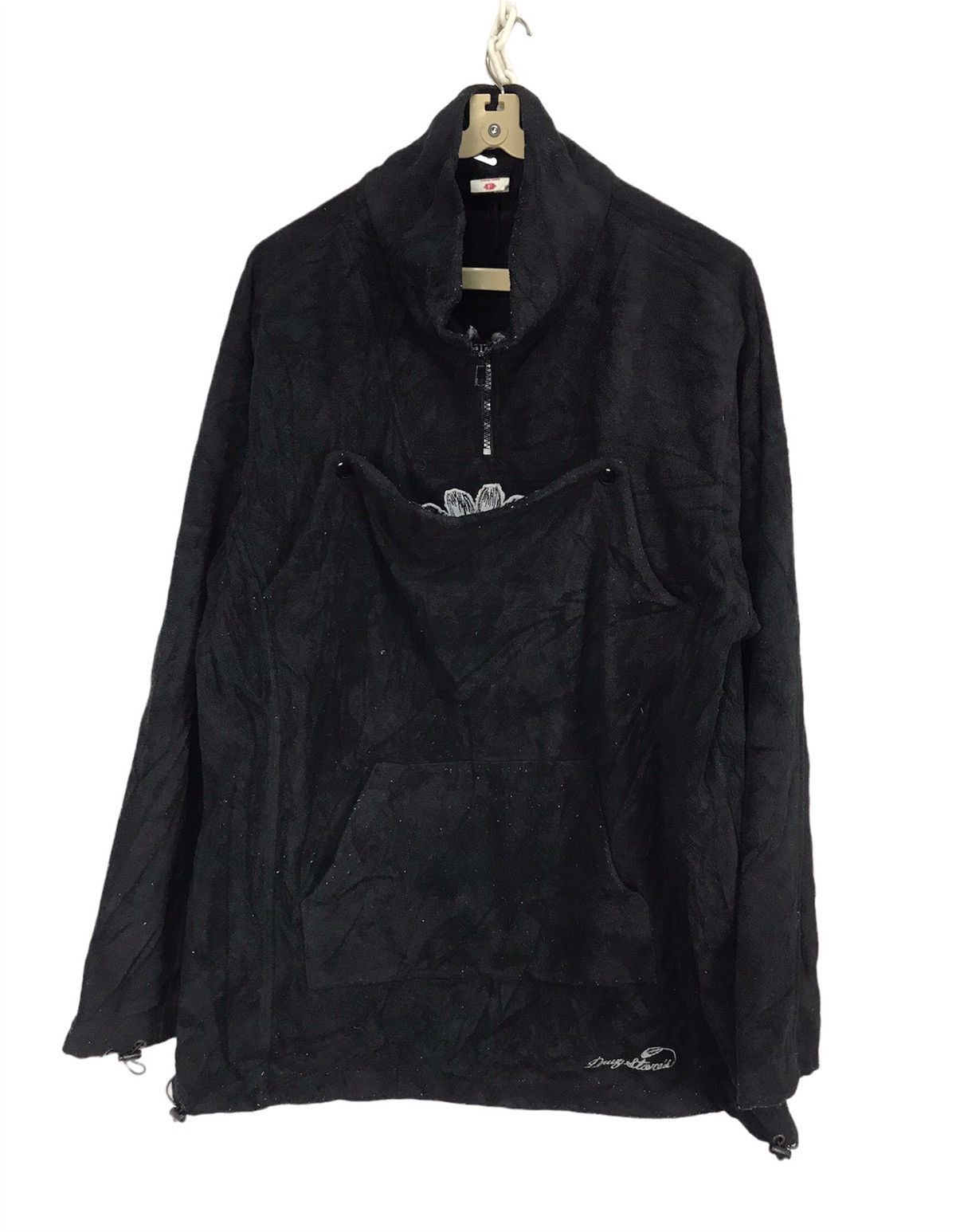 Japanese Brand Drugstore half zipper kangaroo pocket sweatshirt Size US L / EU 52-54 / 3 - 2 Thumbnail