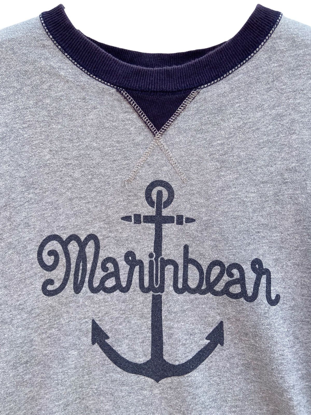 Japanese Brand MARINE BEAR COEN SWEATSHIRT BIG LOGO Size US XL / EU 56 / 4 - 8 Thumbnail