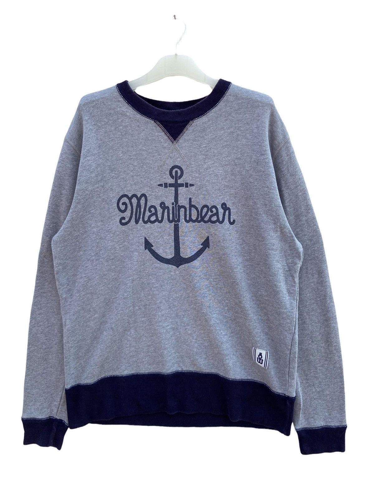 Japanese Brand MARINE BEAR COEN SWEATSHIRT BIG LOGO Size US XL / EU 56 / 4 - 1 Thumbnail