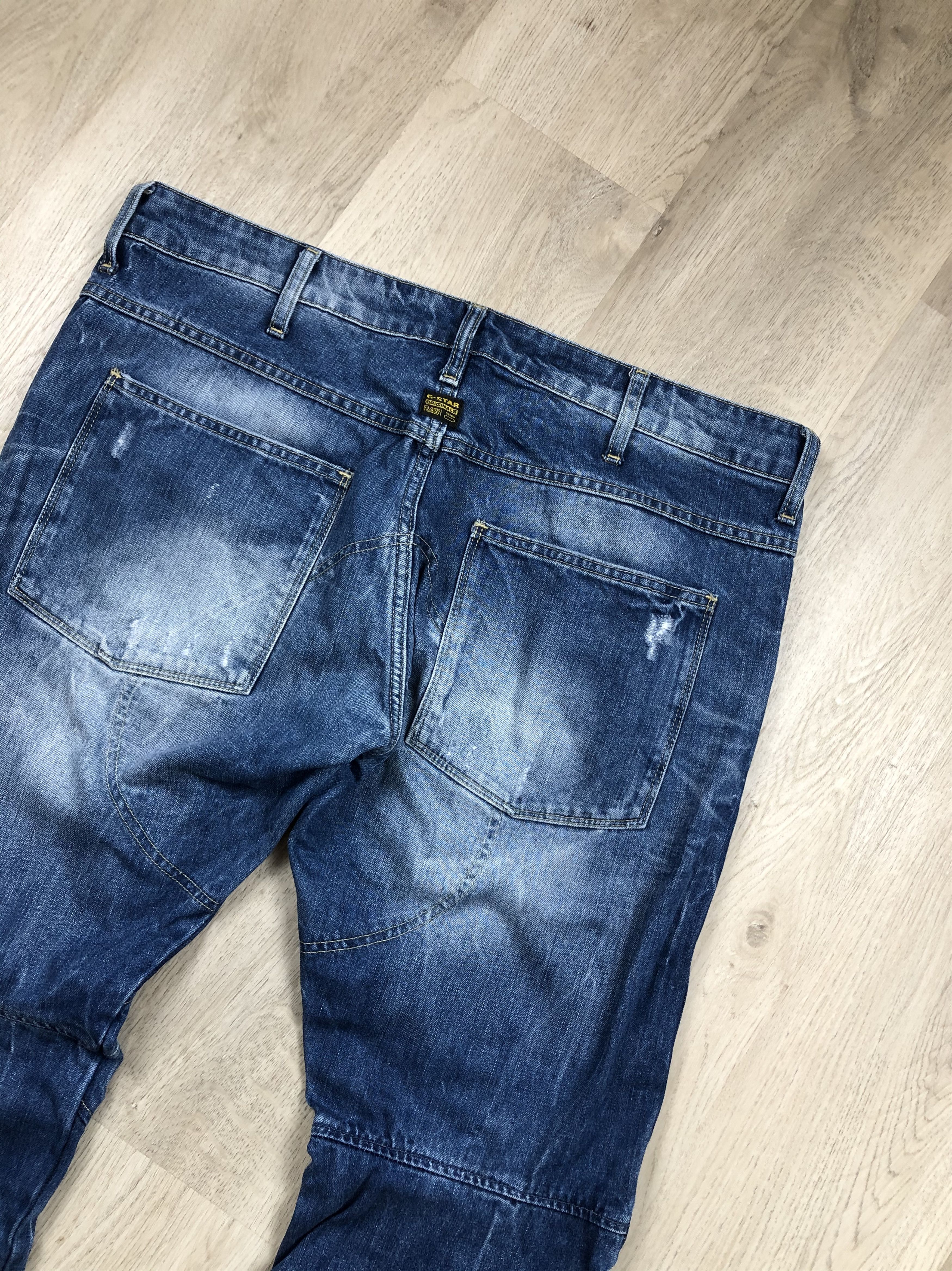 G-Star G Star Raw Vintage Mens Denim Pants Jeans Double Knee Size US 36 / EU 52 - 9 Thumbnail
