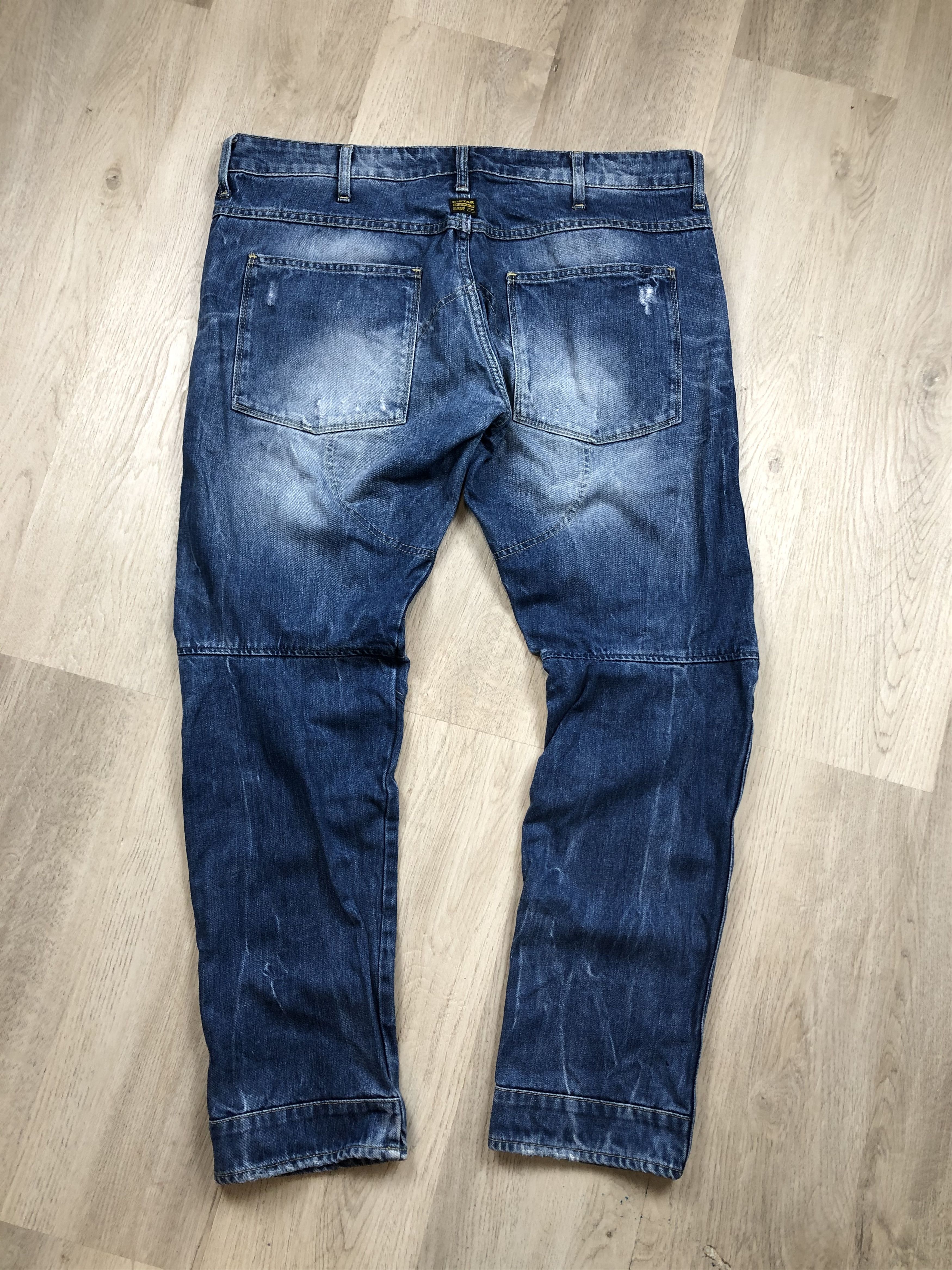G-Star G Star Raw Vintage Mens Denim Pants Jeans Double Knee Size US 36 / EU 52 - 8 Thumbnail
