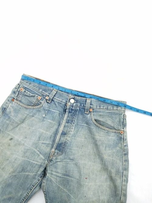 Levi's Vintage Levi's 501 Released Hem Distressed Jeans 32x32 Size US 32 / EU 48 - 6 Thumbnail
