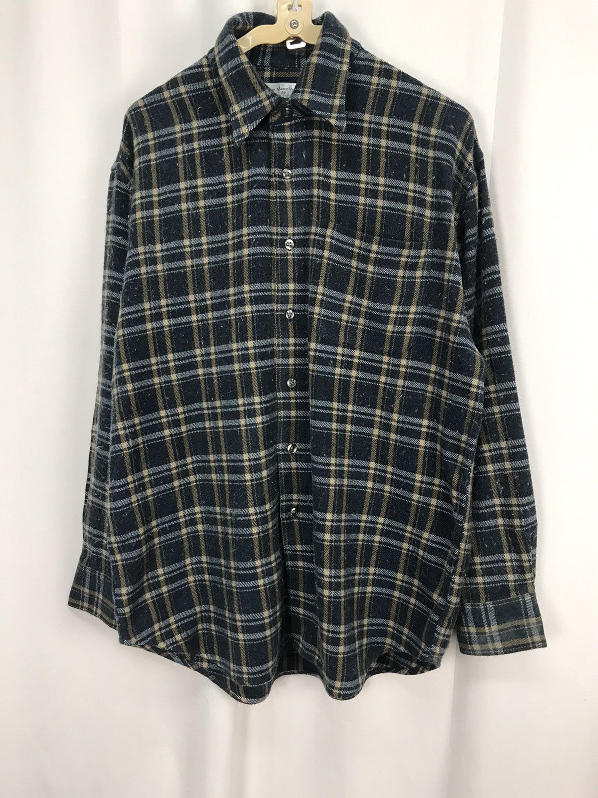 Flannel × GianMarco Venturi Gian Marco Venturi flannel single pocket button up shirt Size US M / EU 48-50 / 2 - 3 Thumbnail