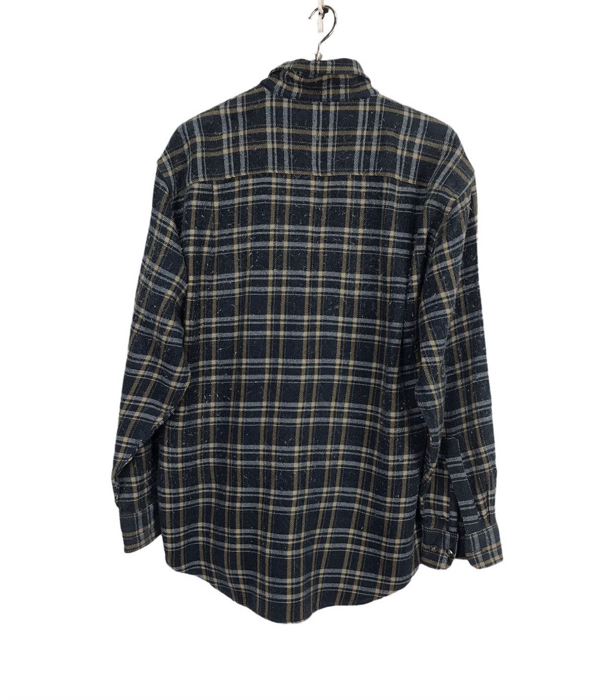 Flannel × GianMarco Venturi Gian Marco Venturi flannel single pocket button up shirt Size US M / EU 48-50 / 2 - 2 Thumbnail