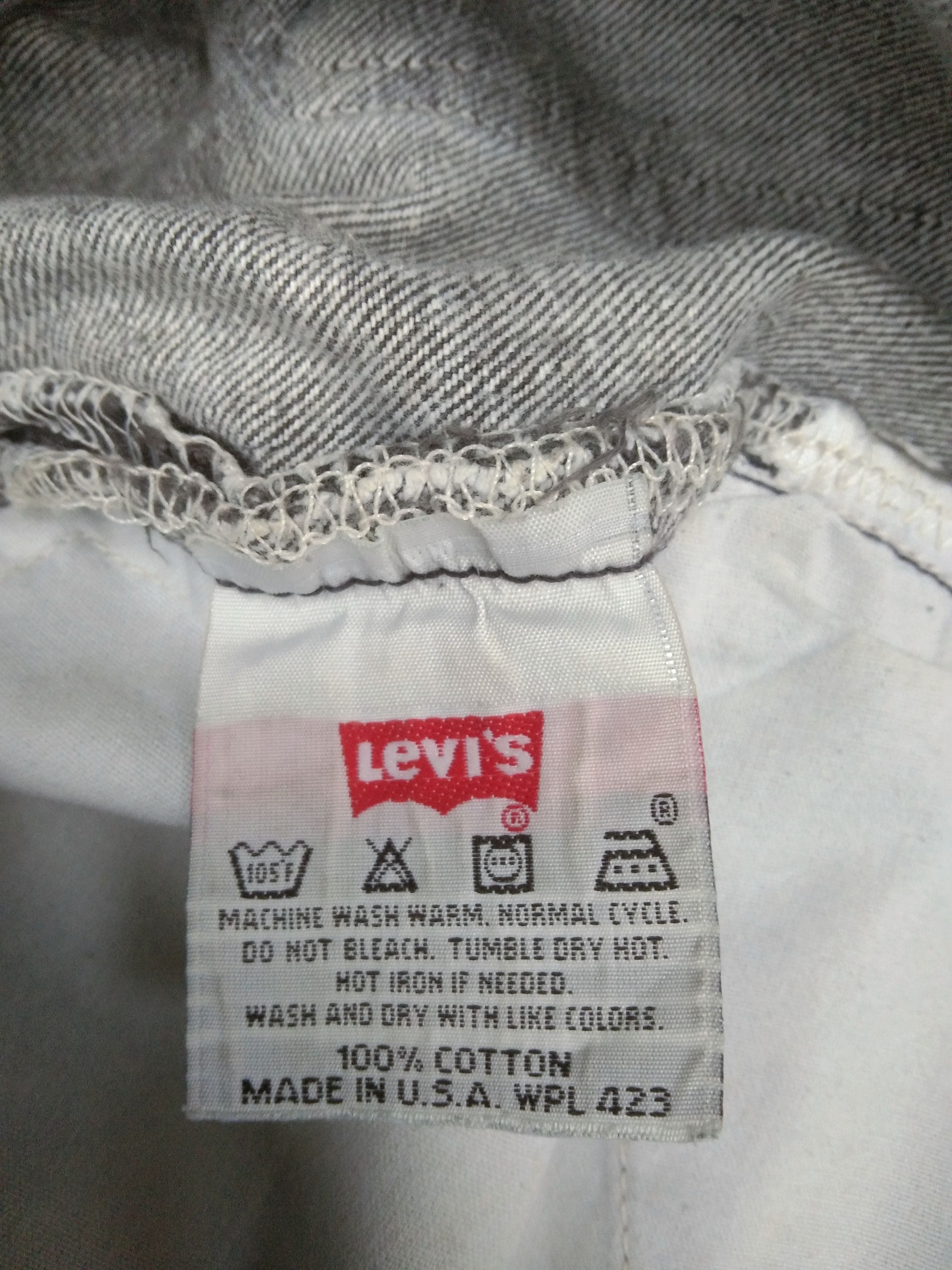 Levi's × Vintage 90s Vintage Levis 501 Made In USA Distressed Jeans 33x30 Size US 33 - 11 Thumbnail