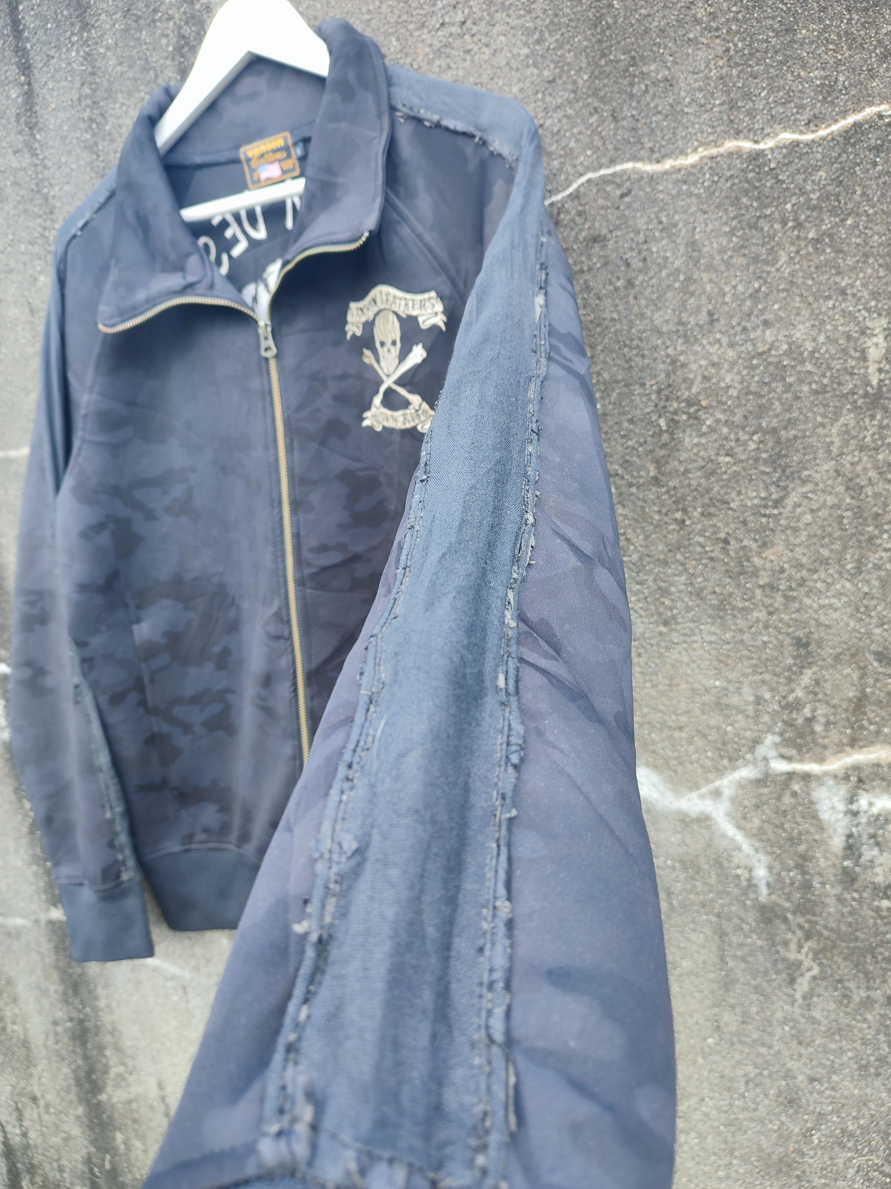 Vanson Leathers Vanson Cottons Camo Skull Zip Jacket – Custom Design Size L Size US L / EU 52-54 / 3 - 9 Thumbnail
