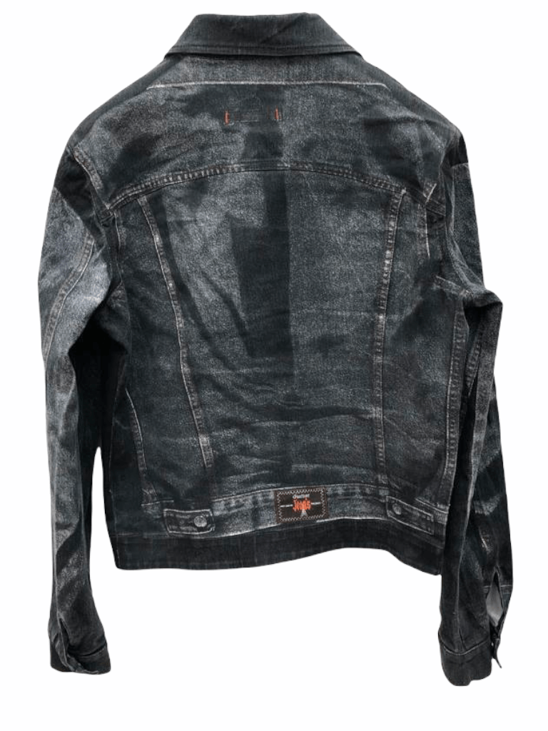 Jean Paul Gaultier Grey Black Trompe l’œil jacket Size US L / EU 52-54 / 3 - 4 Thumbnail