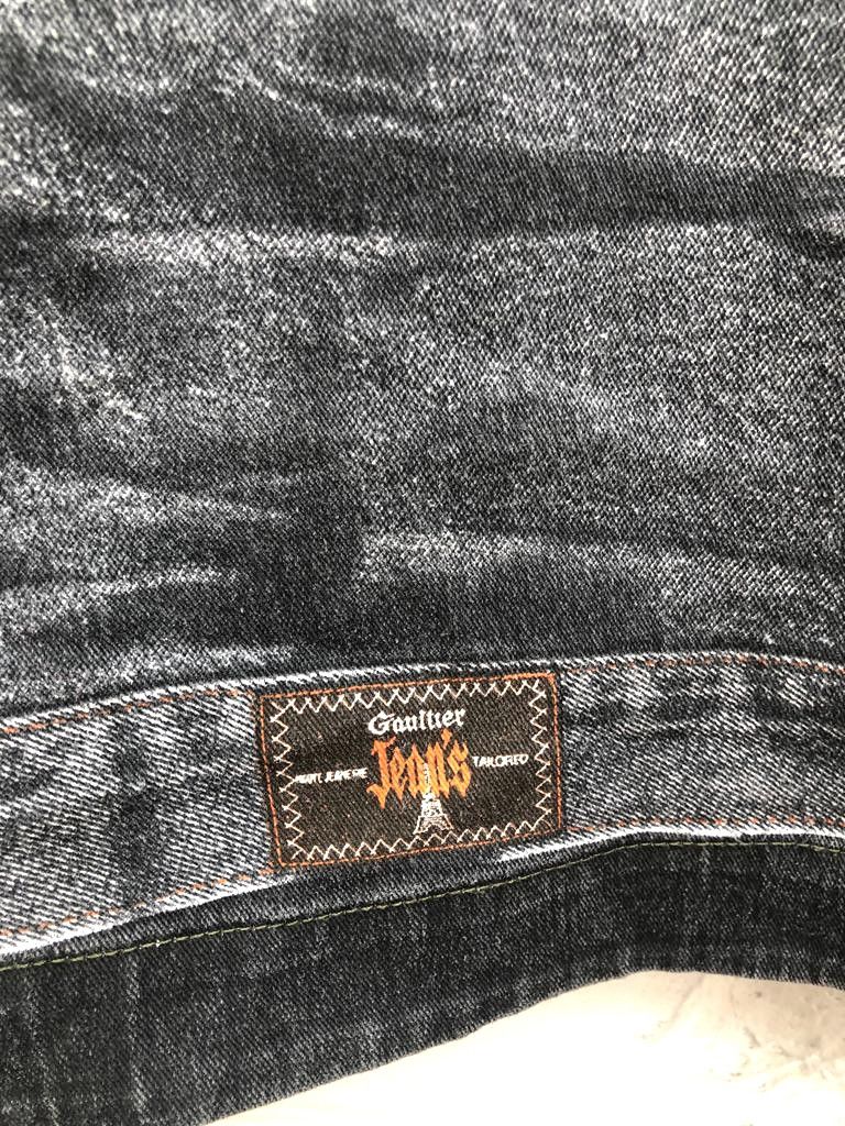 Jean Paul Gaultier Grey Black Trompe l’œil jacket Size US L / EU 52-54 / 3 - 5 Thumbnail