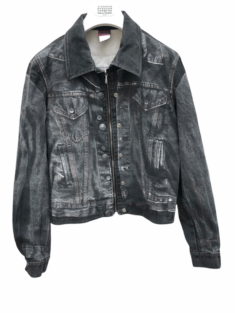 Jean Paul Gaultier Grey Black Trompe l’œil jacket Size US L / EU 52-54 / 3 - 1 Thumbnail