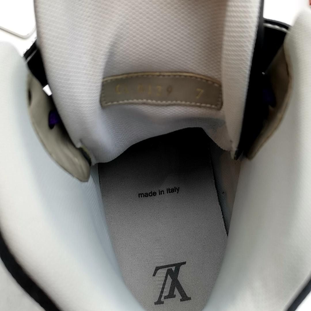 Louis Vuitton × Virgil Abloh Louis Vuitton 2019 SS Vigril Abloh Hi-Top Trainer Sneakers Size US 7 / EU 40 - 8 Thumbnail