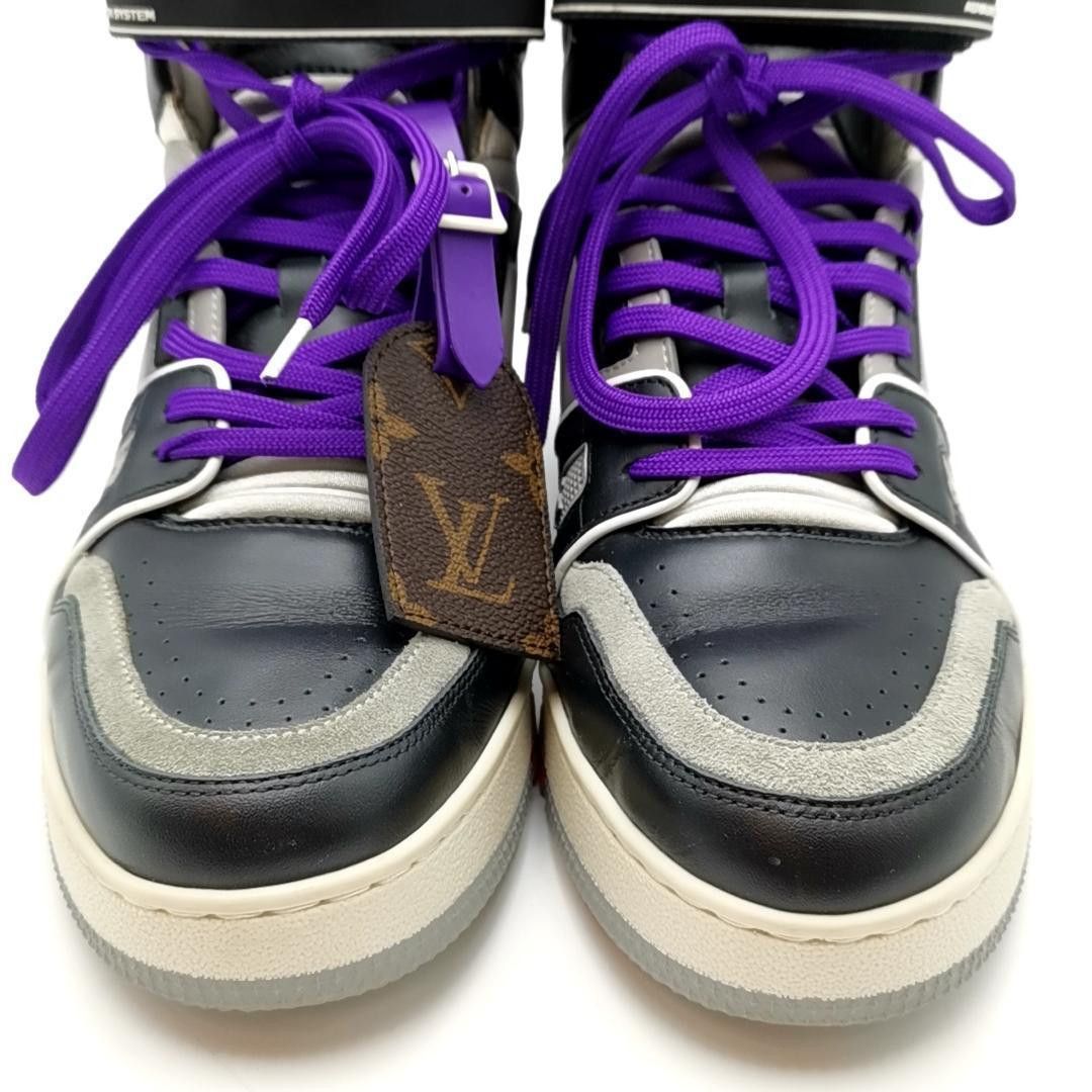 Louis Vuitton × Virgil Abloh Louis Vuitton 2019 SS Vigril Abloh Hi-Top Trainer Sneakers Size US 7 / EU 40 - 2 Thumbnail