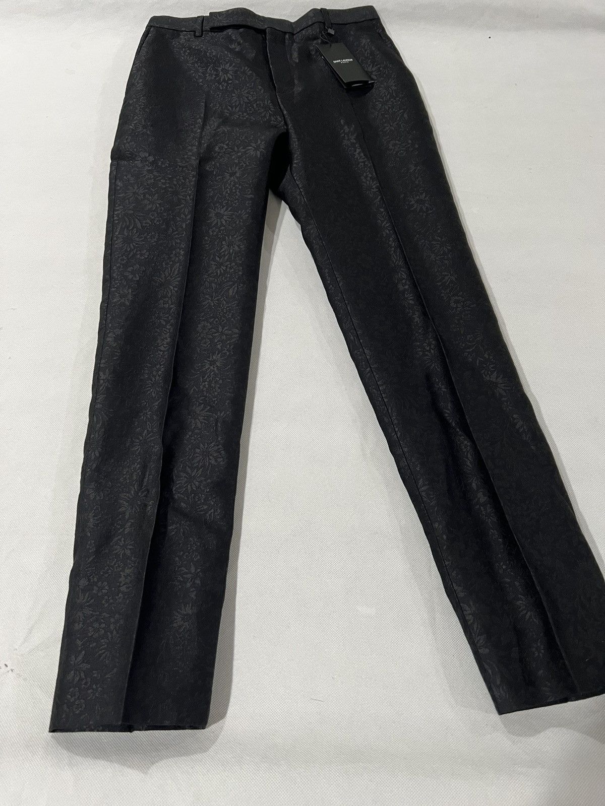 Saint Laurent Paris Saint Laurent tailored jacquard pants. 46/30 $1090 Size US 30 / EU 46 - 2 Thumbnail