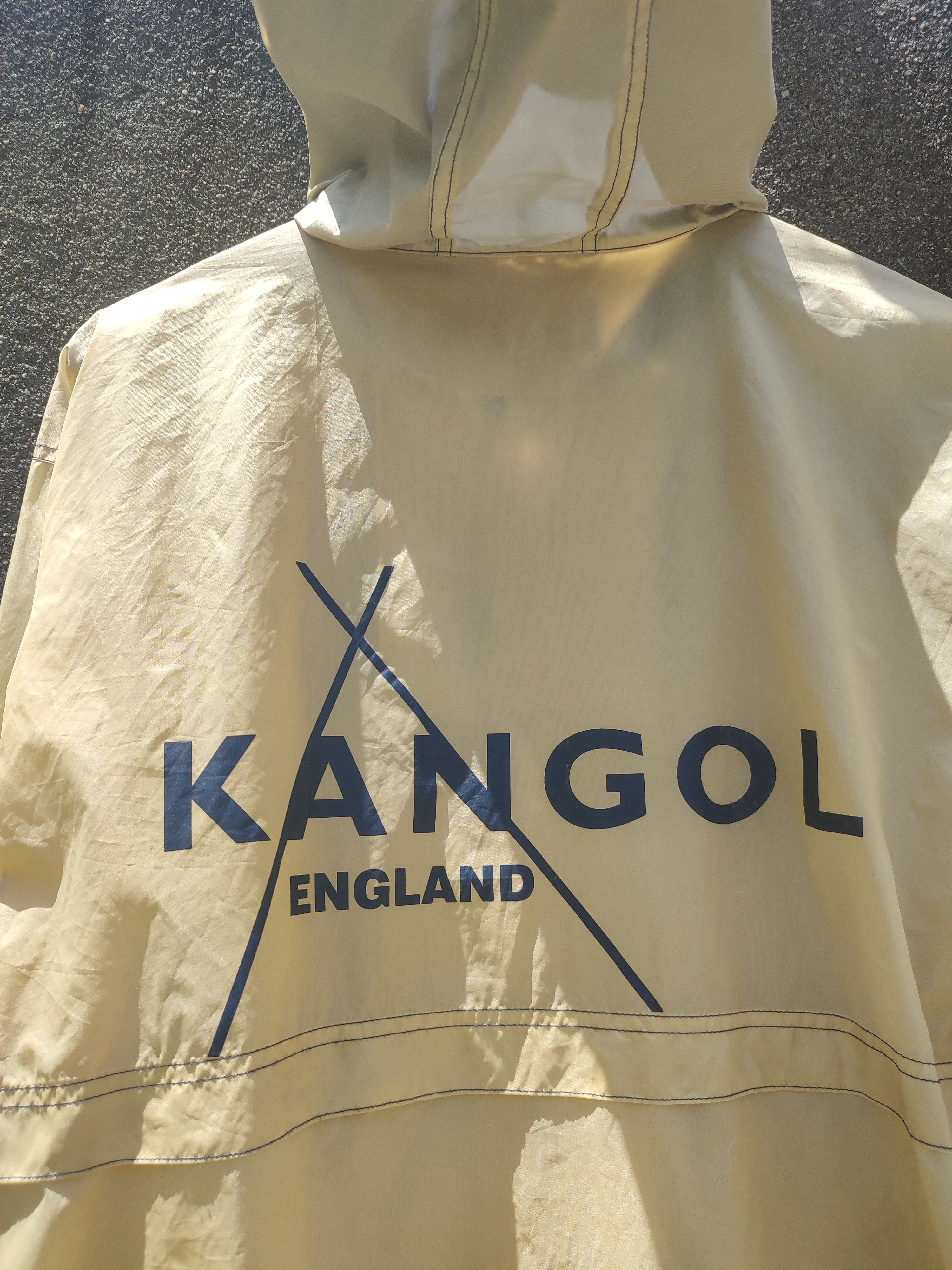 Designer × Japanese Brand × Kangol Vintage Kangol England Hooded Anorak Jacket Windbreaker Size US L / EU 52-54 / 3 - 2 Thumbnail