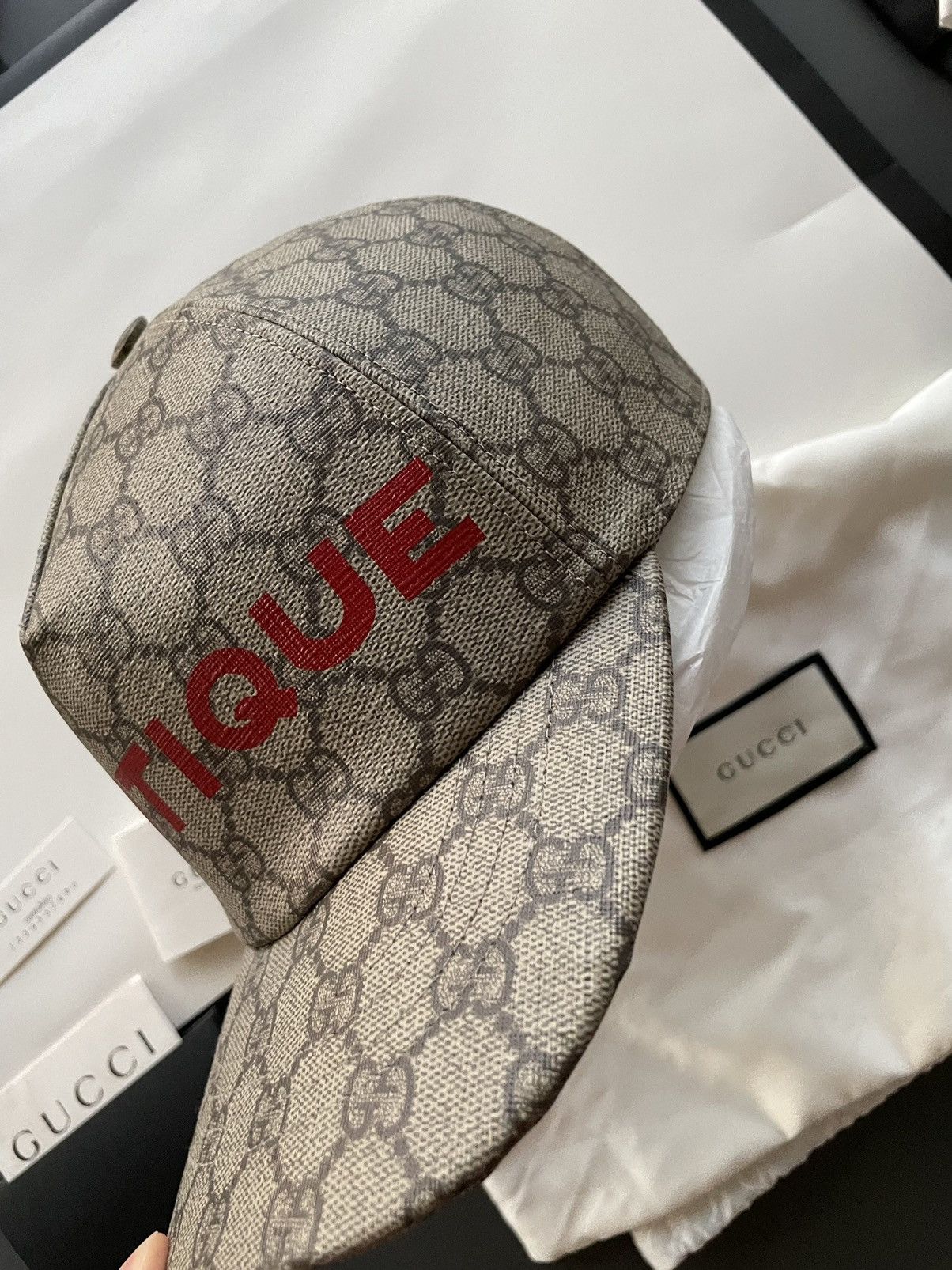 Gucci Rare Brand New Super Runway Limited Edition GG Logo Hat Size ONE SIZE - 18 Thumbnail