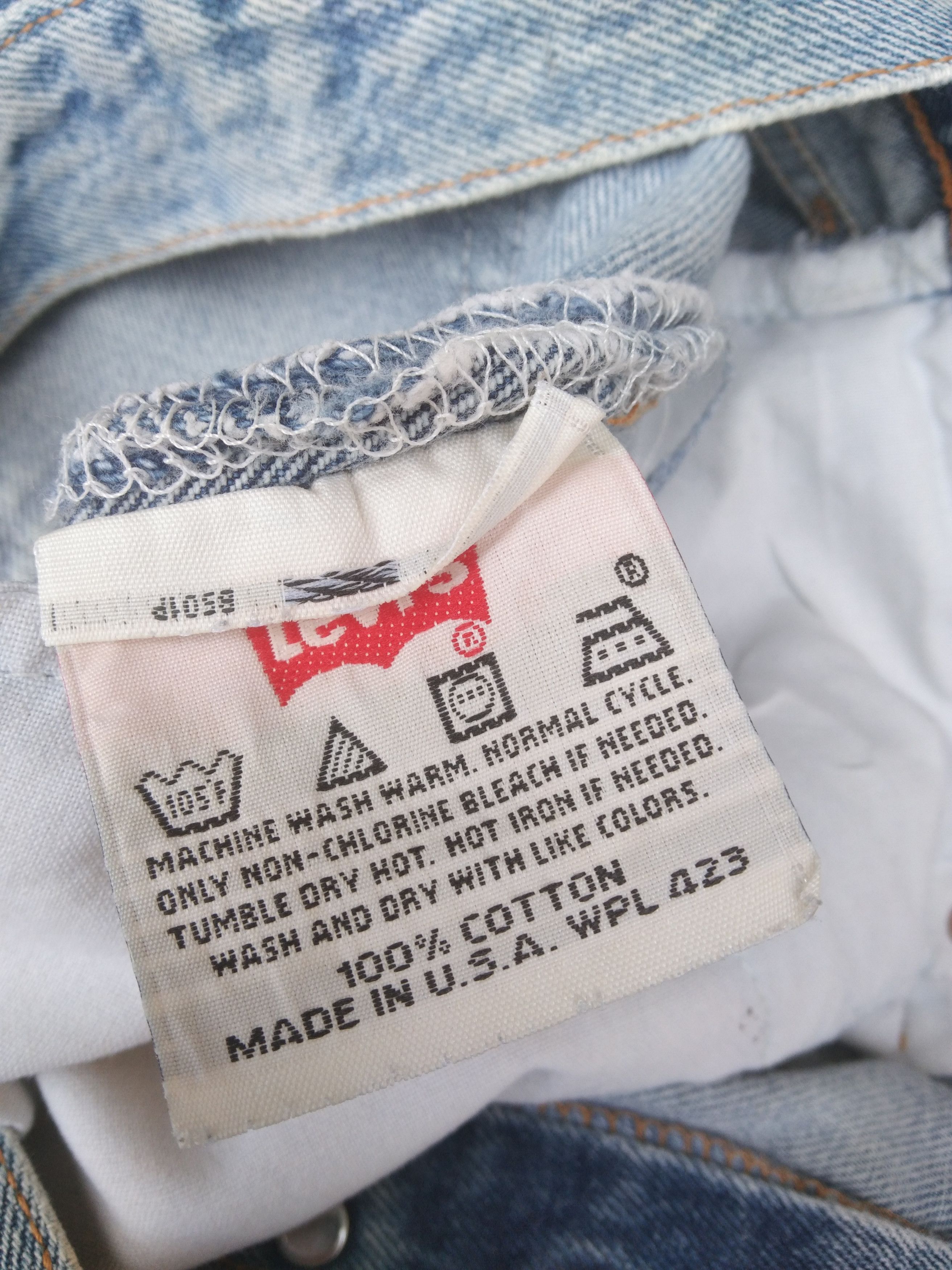 Levi's 90s Vintage Levi's 501 Made In USA Distressed Jeans 36x30 Size US 36 / EU 52 - 9 Thumbnail