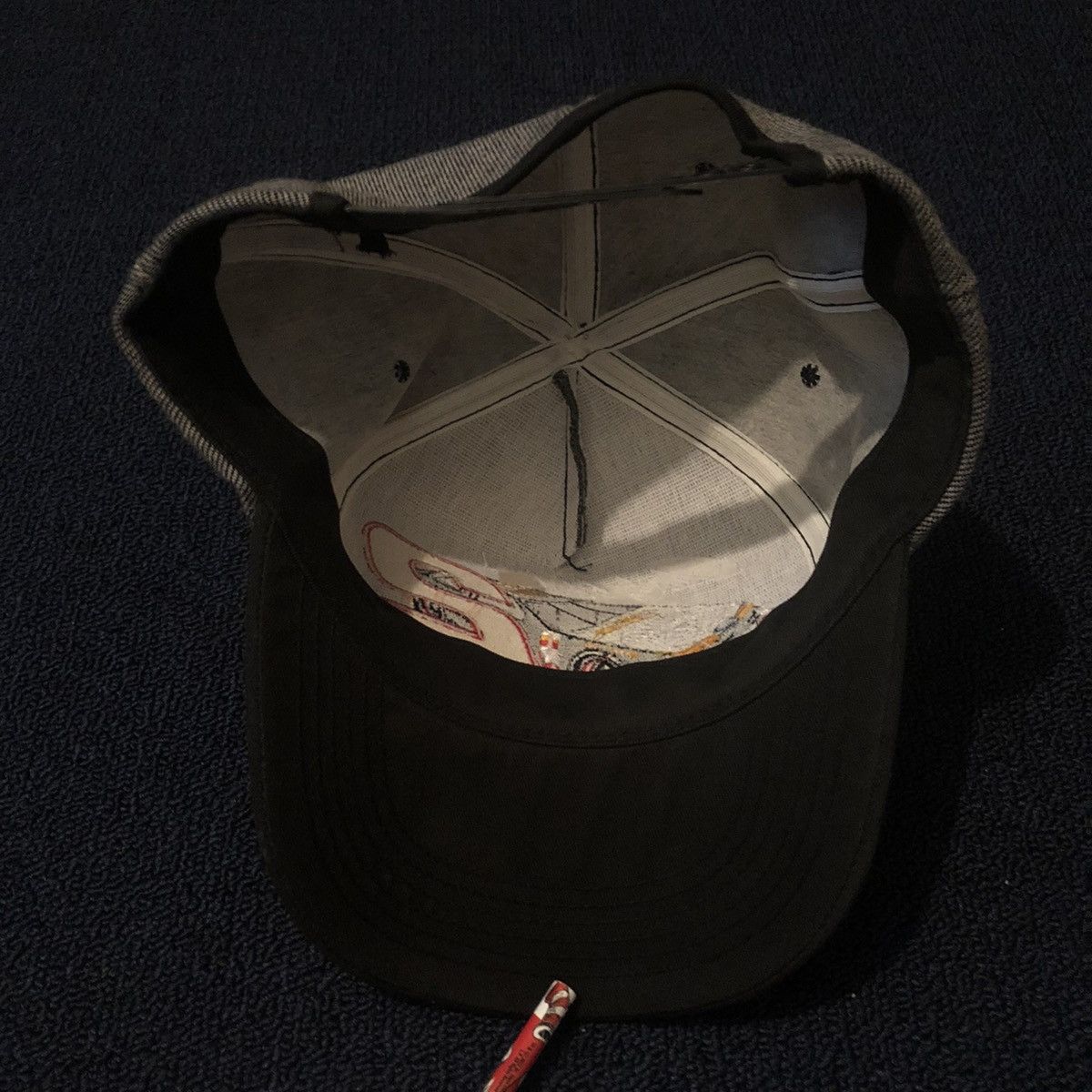 NASCAR Vintage 1990s NASCAR Rusty Wallace Embroidered Ford Logo Hat Size ONE SIZE - 4 Thumbnail