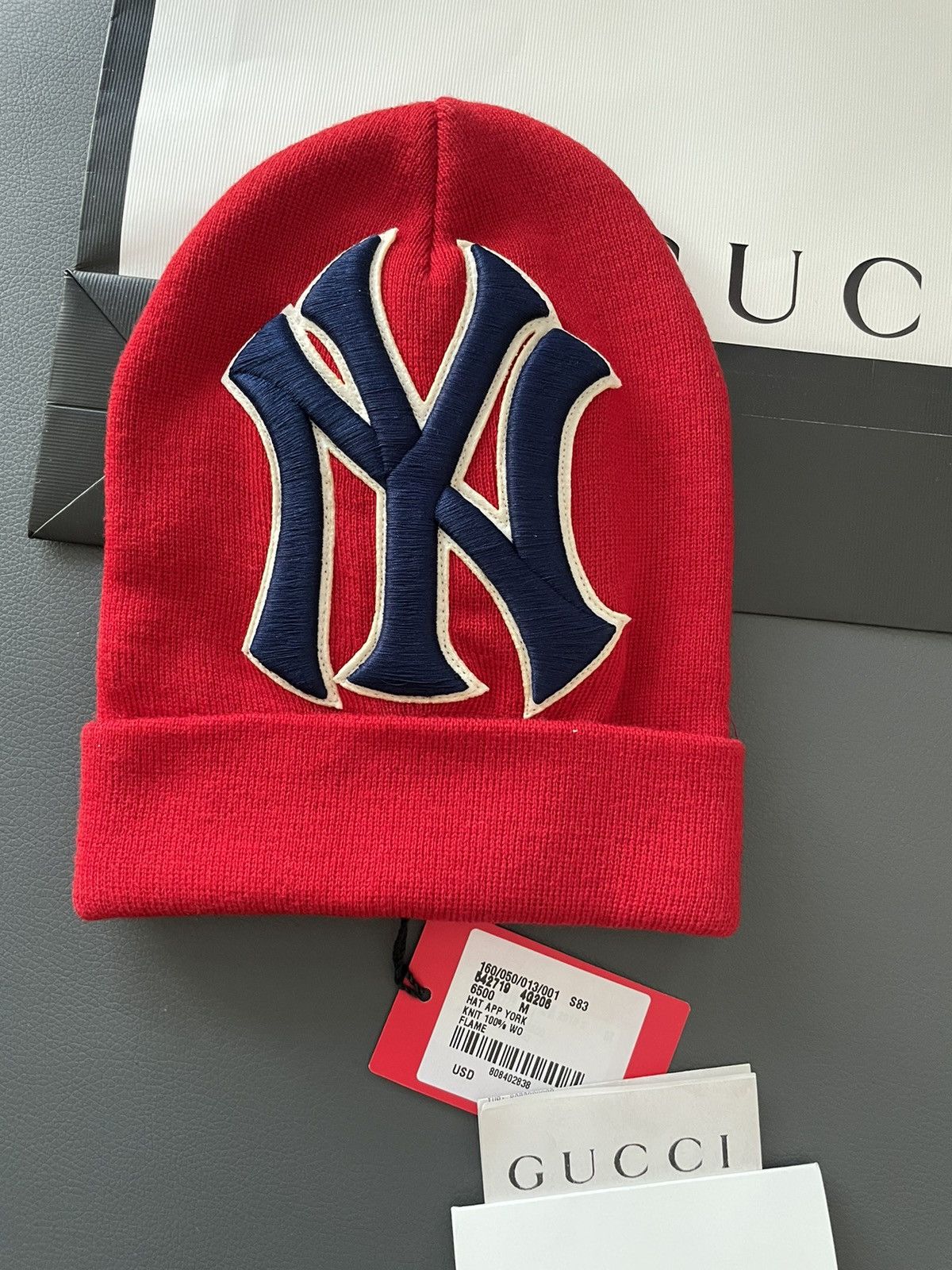 Gucci Super Runway Limited Edition Gucci x Yankees Logo Wool Hat | Grailed