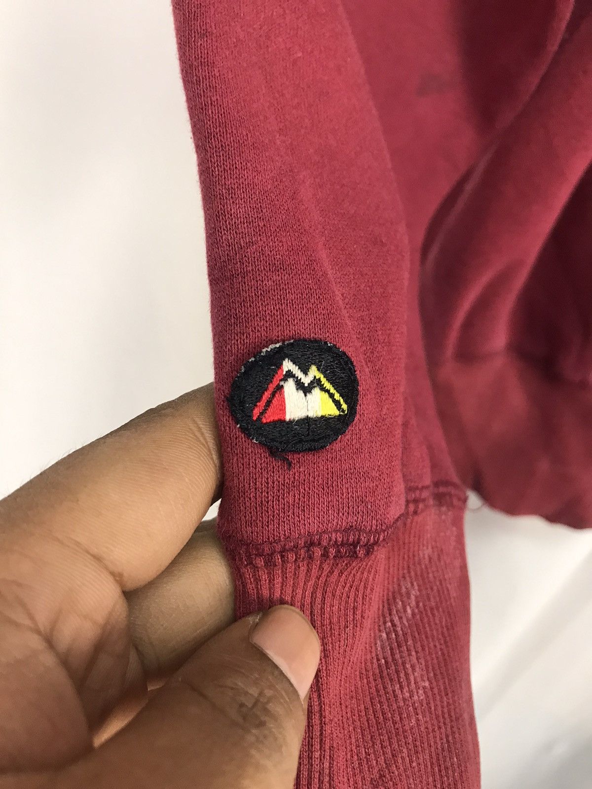 Japanese Brand First down small long distressed sweatshirt Size US M / EU 48-50 / 2 - 5 Thumbnail