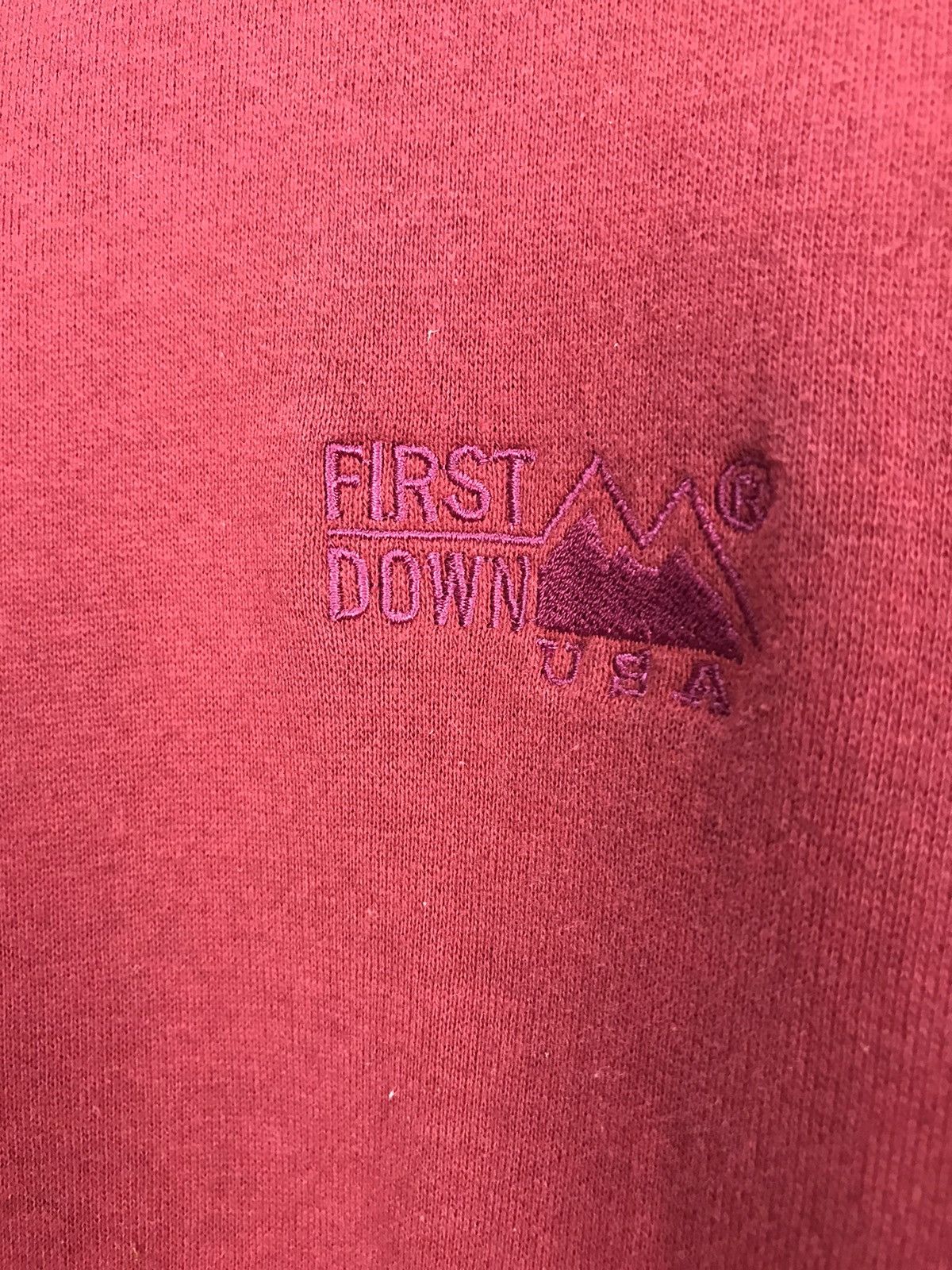 Japanese Brand First down small long distressed sweatshirt Size US M / EU 48-50 / 2 - 7 Thumbnail