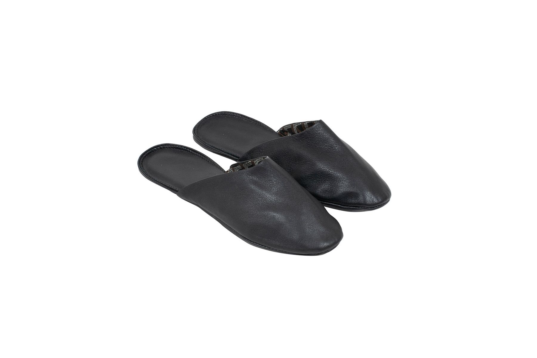 image of Goyard House Slippers - Size S in Black, Men's