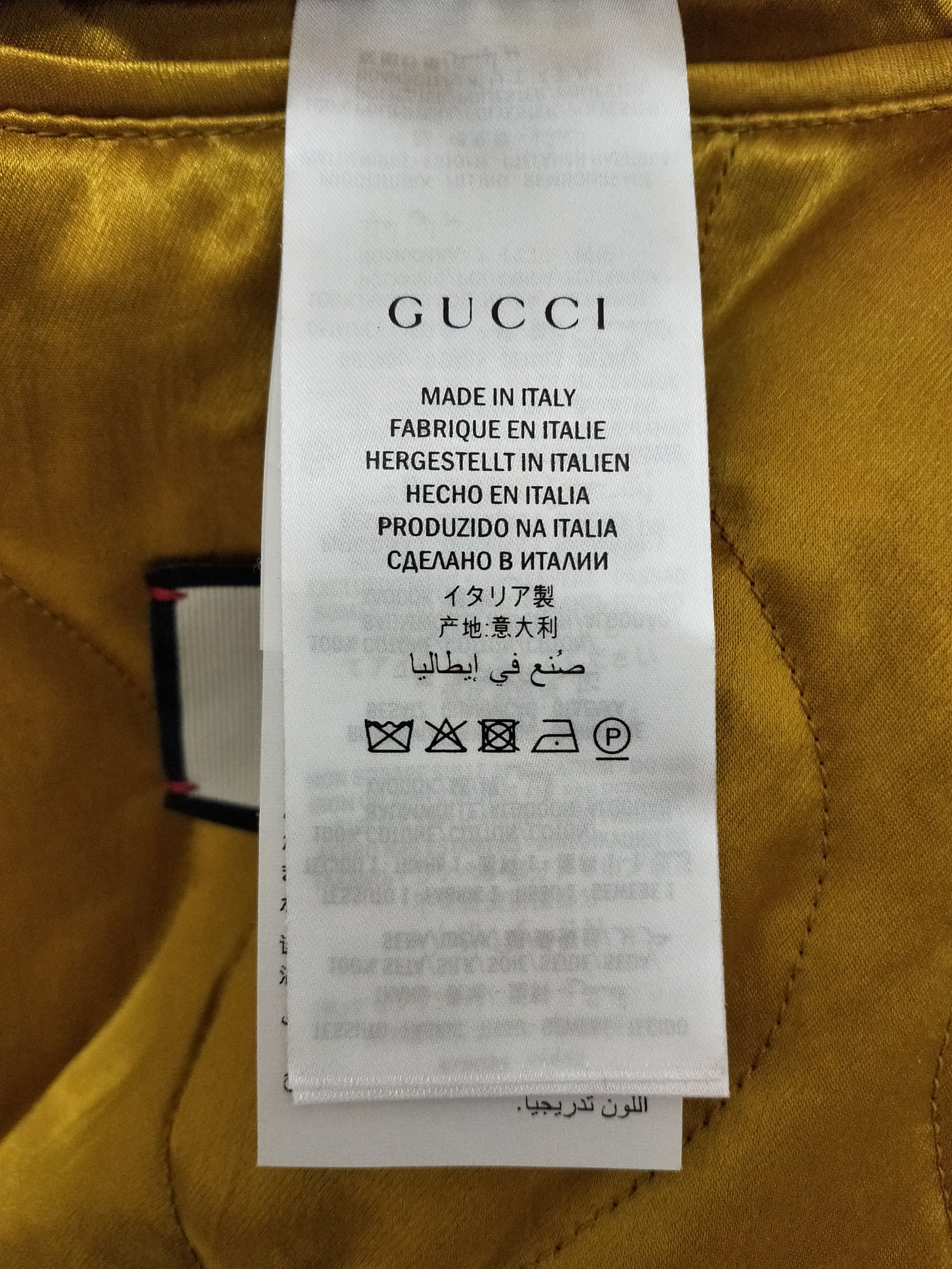 Gucci Flora Snake Silk Bomber Jacket Size US M / EU 48-50 / 2 - 7 Thumbnail